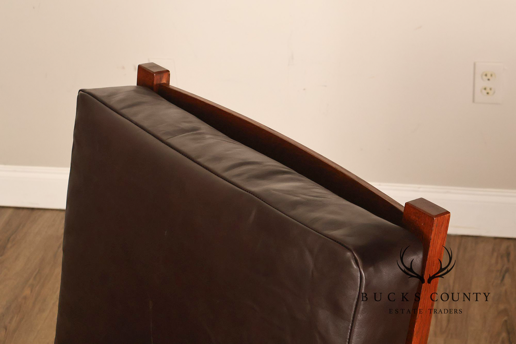Stickley Mission Collection Oak Bent Arm Morris Chair