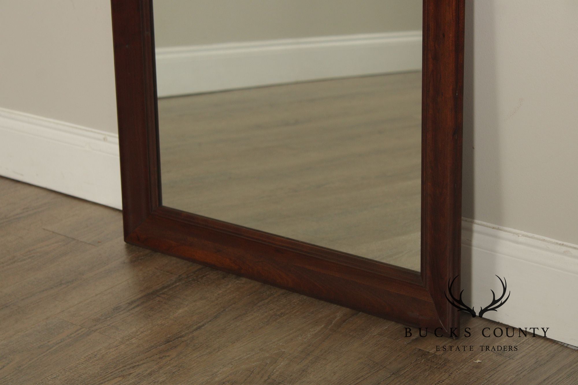 Vintage Cherry Ogee Frame Wall Mirror
