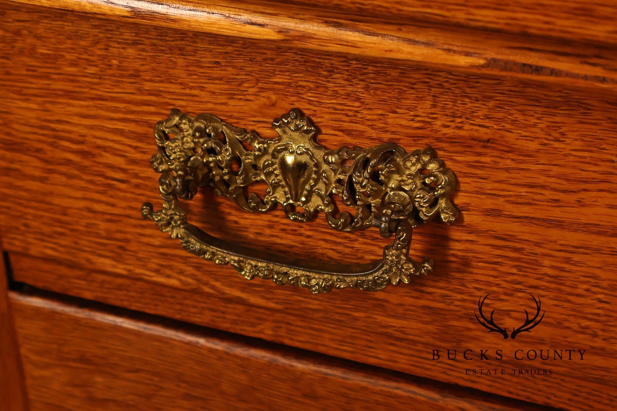 Paine’s Furniture Company Antique Victorian Oak Washstand