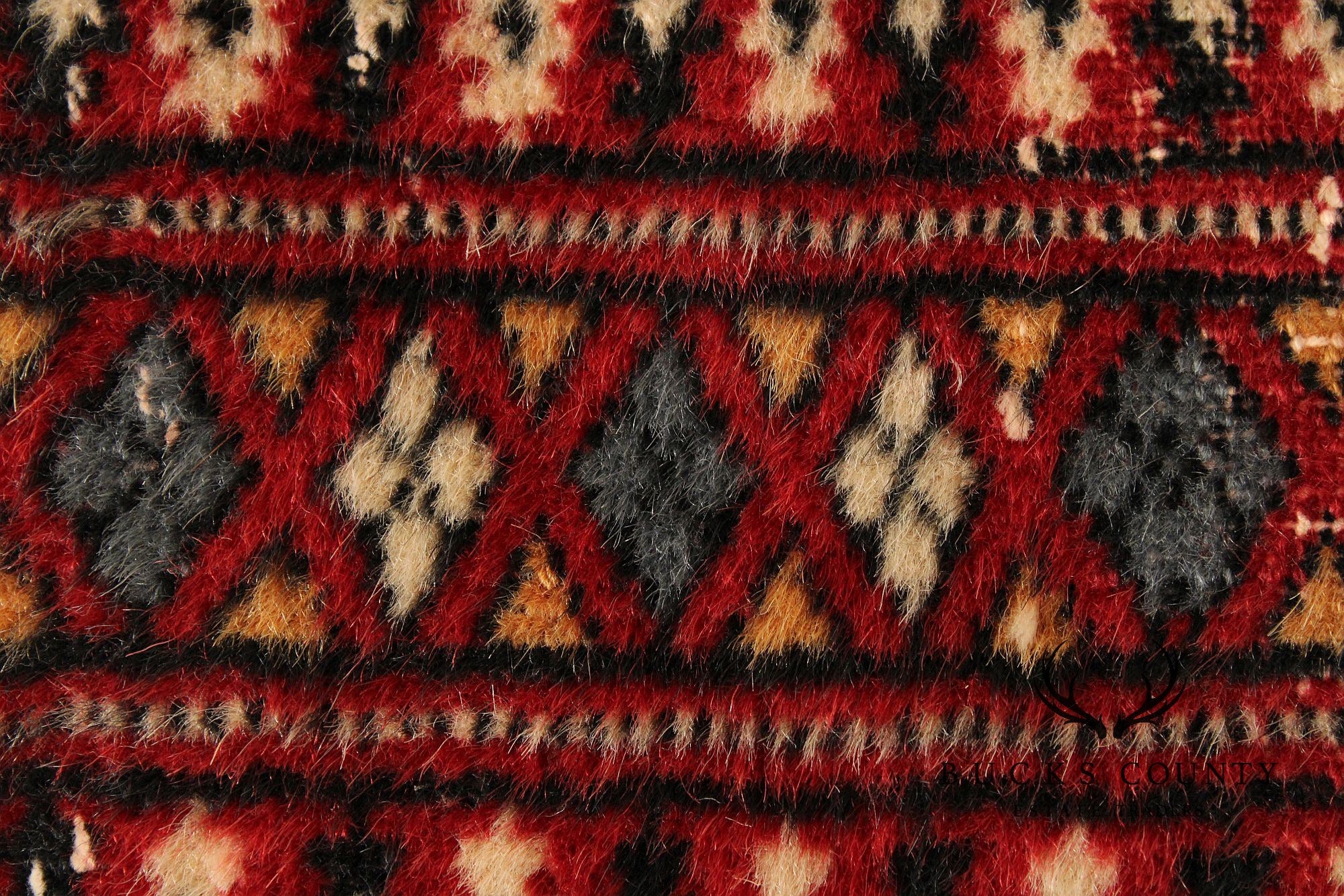 Persian Bokhara Style Red Wool Room Size Area Rug