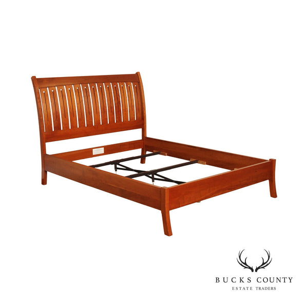 Stickley Mission Style Cherry Queen Size Sleigh Bed