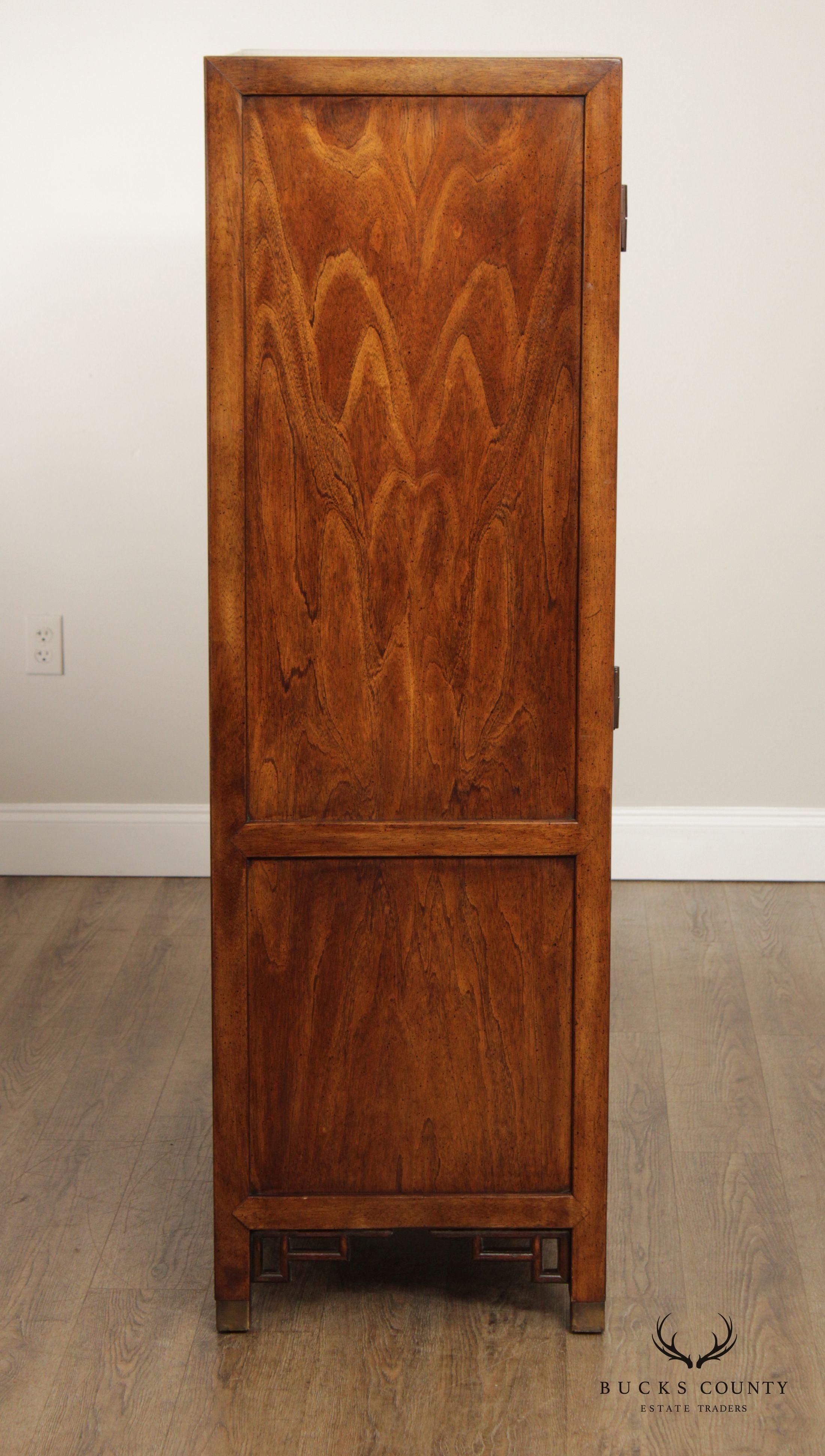 Century Furniture Chinoserie Mahogany Armoire