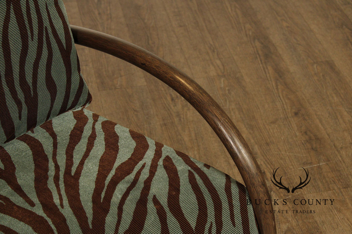 McGuire Pair of 'Toscana' Rattan Lounge Chairs