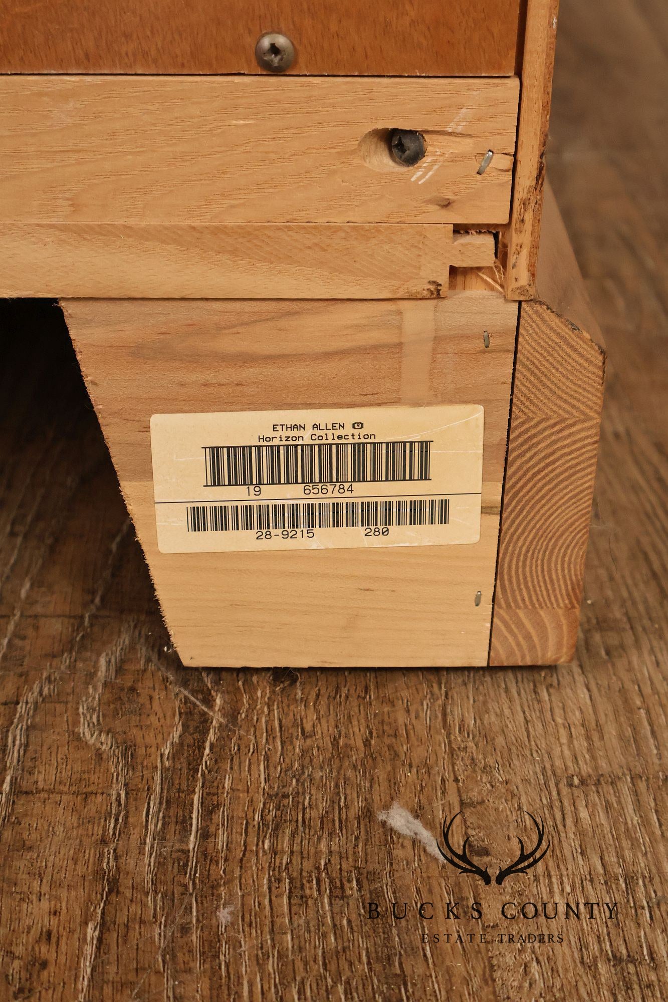 Ethan Allen Horizon Collection Tall Narrow Bookcase