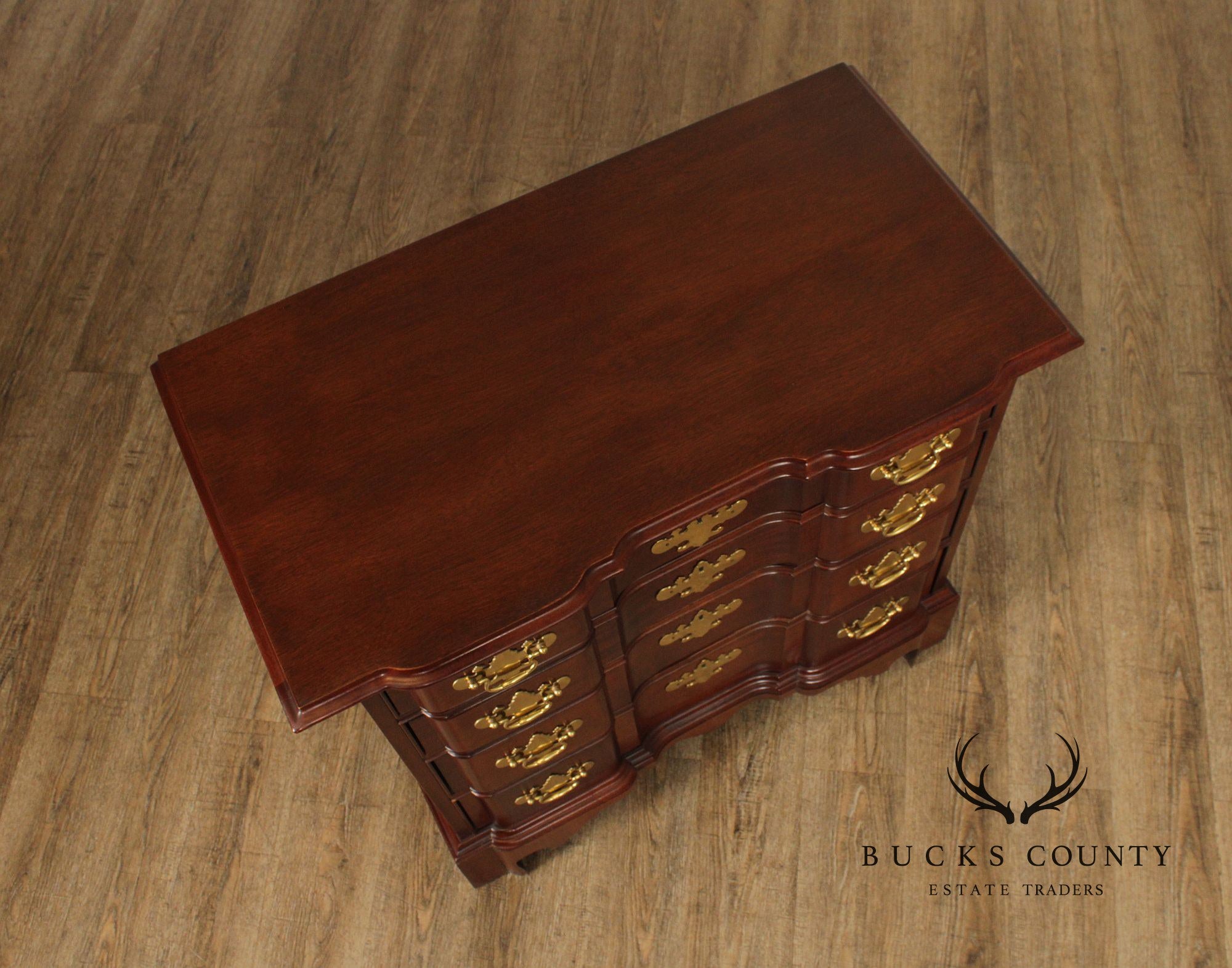 Councill Georgian Style Mahogany Blockfront Chest