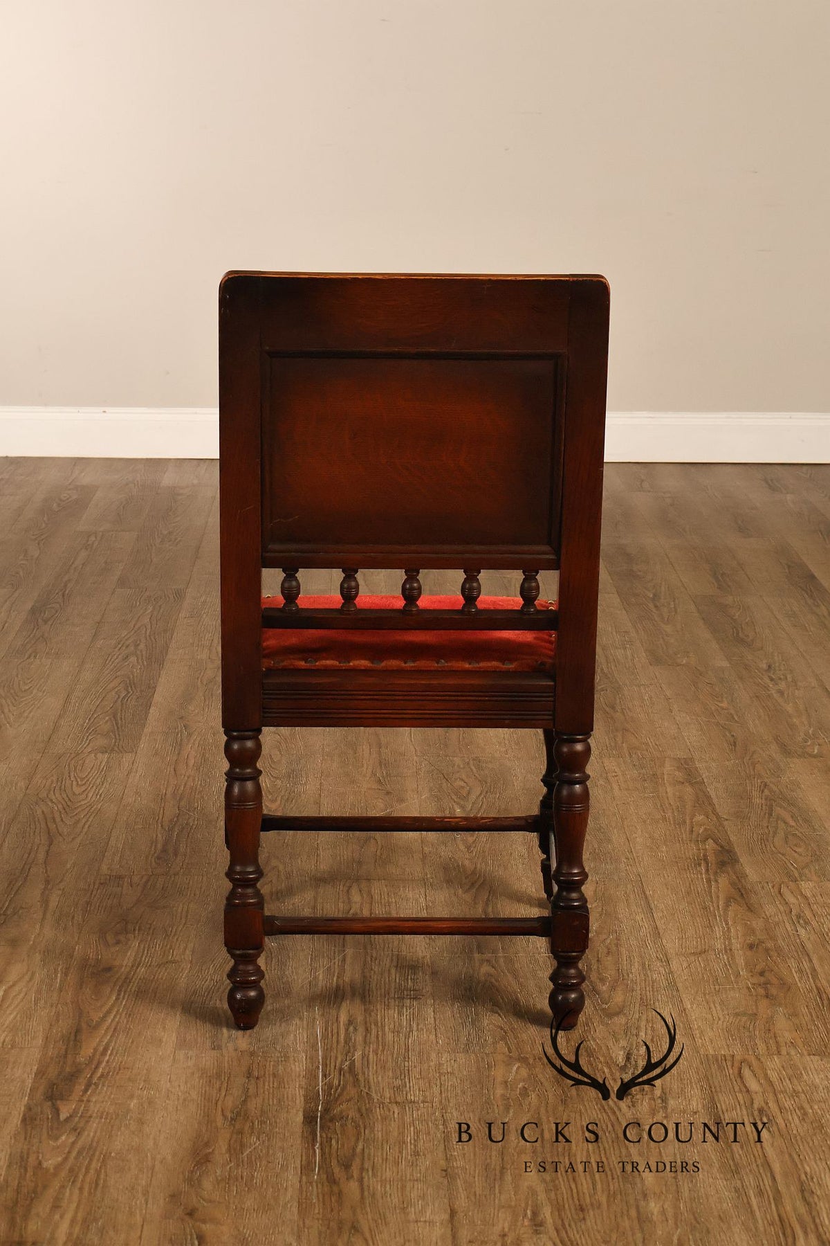 Antique Henry II Style Set of Eight Carved Oak Dining Chairs