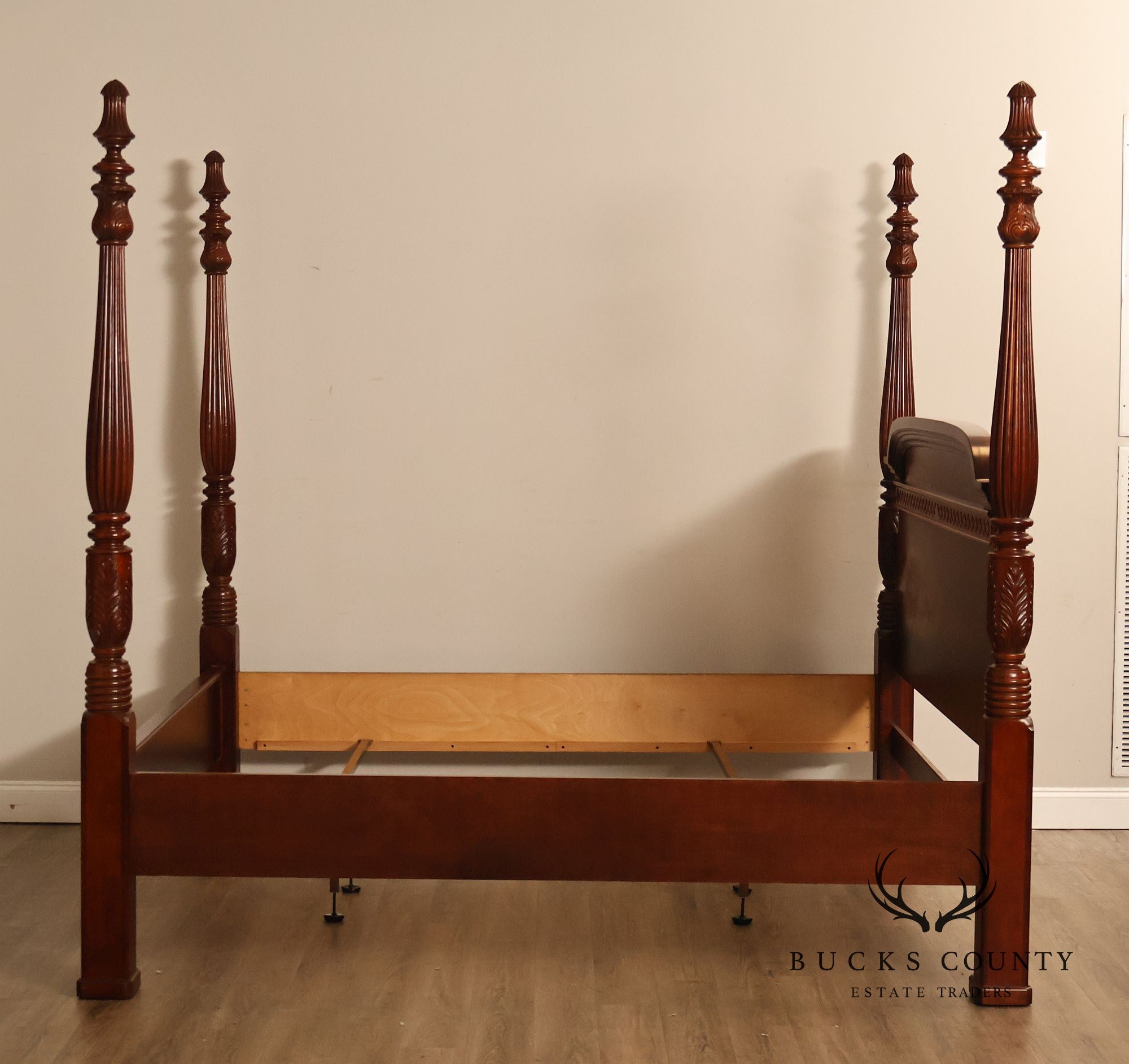 Pennsylvania House Carved Cherry King Poster Bed