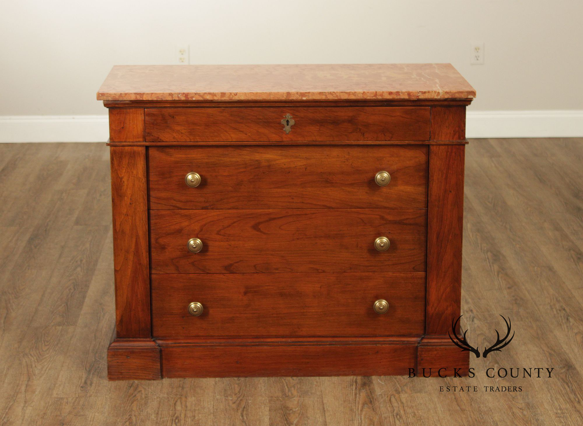 Italian Marble Top Chest of Drawers