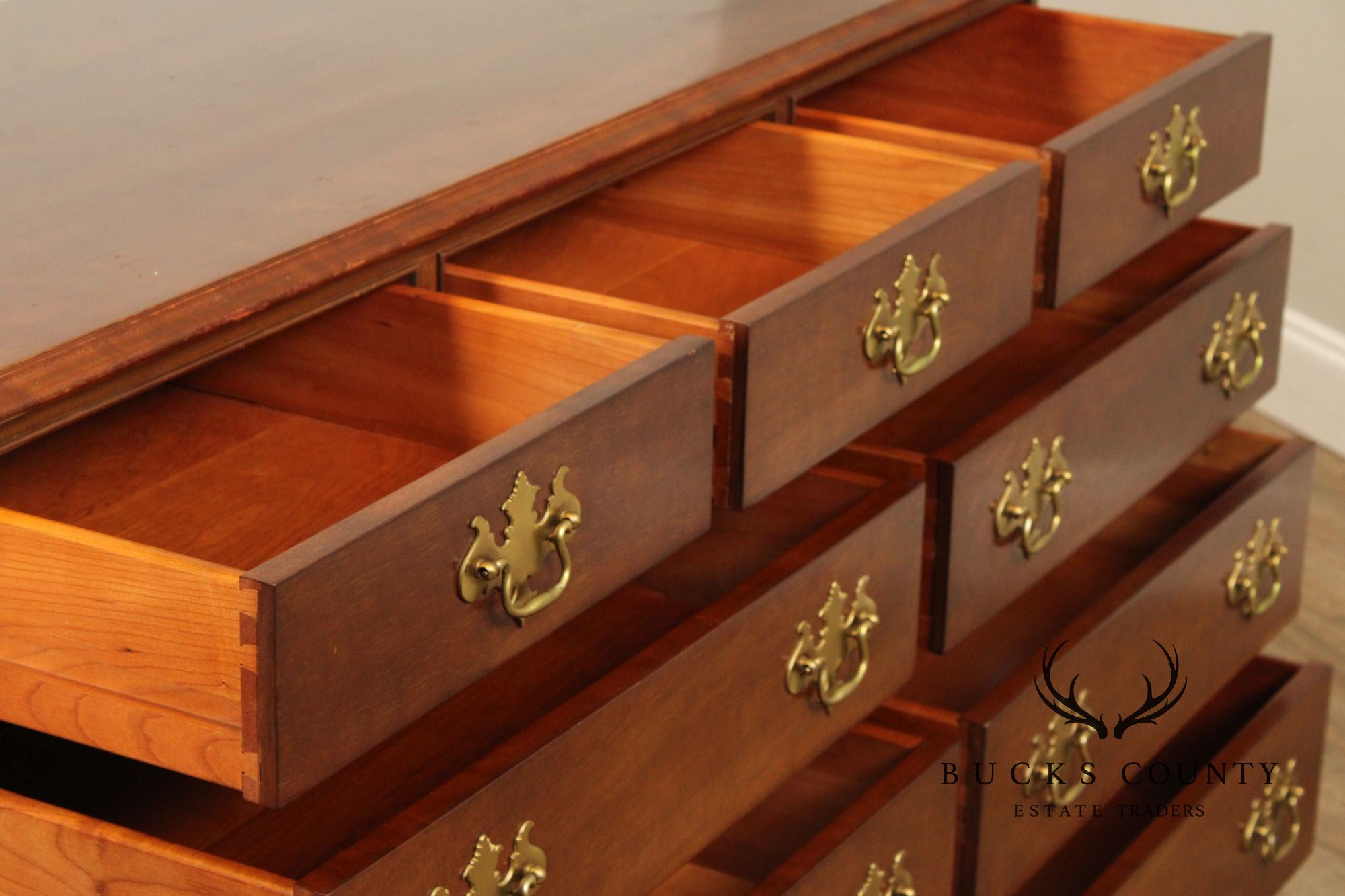 Stickley Chippendale Style Cherry Dresser