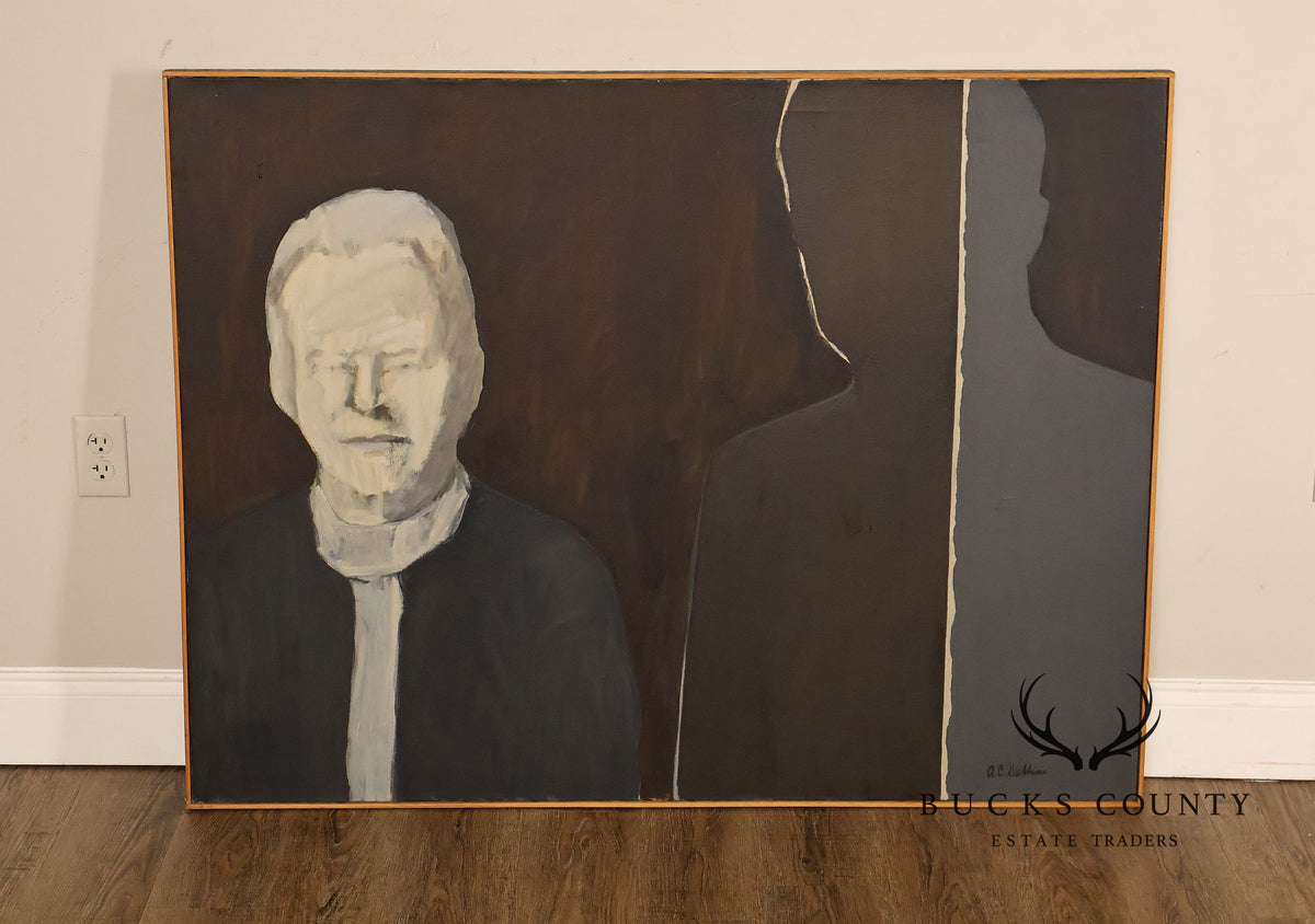 Anne Cooper Dobbins Oil Painting, 'Husband and Wife 2'