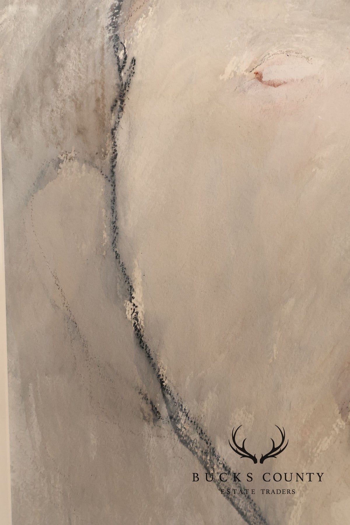 Anne Cooper Dobbins Mixed Media Painting, Abstract Figure