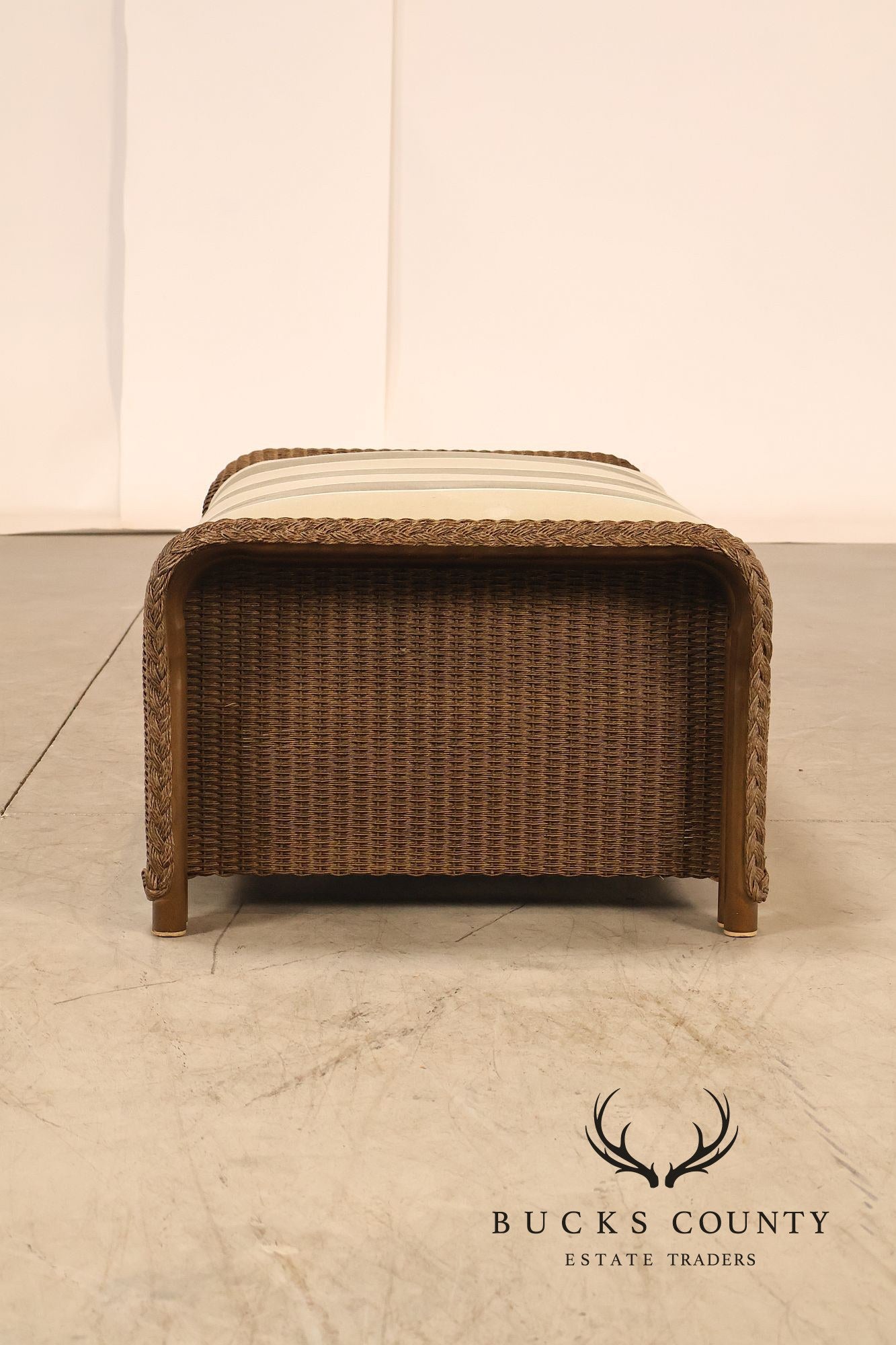 Lloyd Flanders 'Reflections' Outdoor Wicker Ottoman