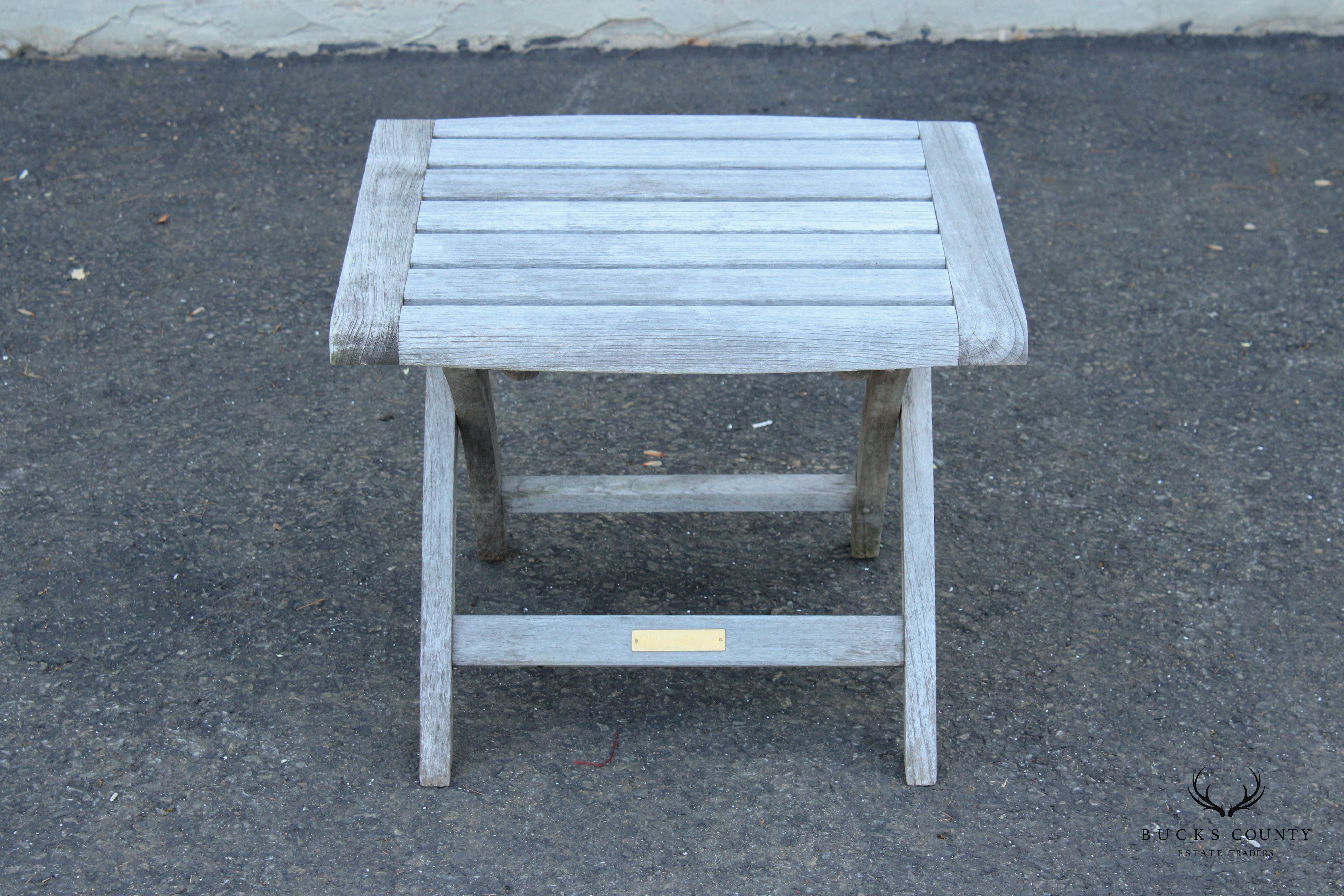 Kingsley-Bate Outdoor Patio 'St. Tropez' Teak Side Table