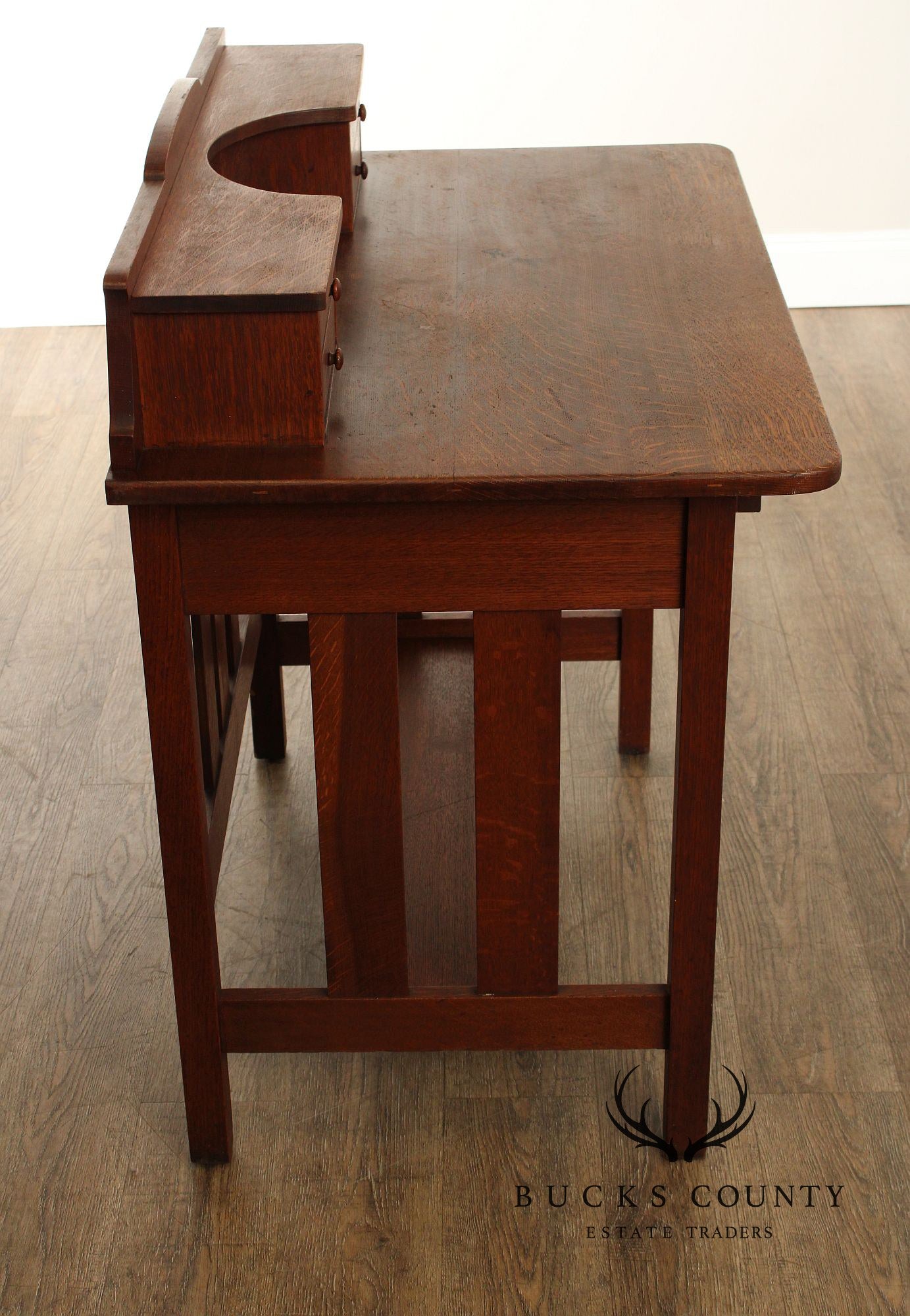 Stickley Brothers Antique Mission Oak Postcard Writing Desk