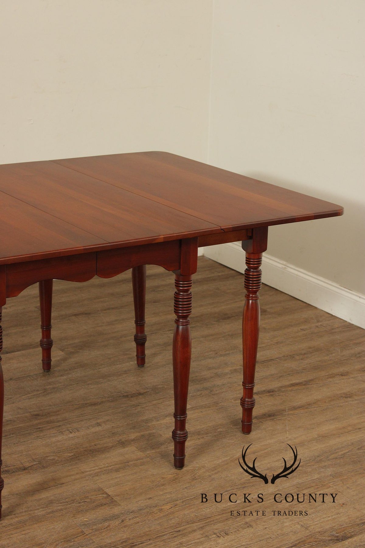 Empire Furniture Cherry Drop-Leaf Expandable Dining Table