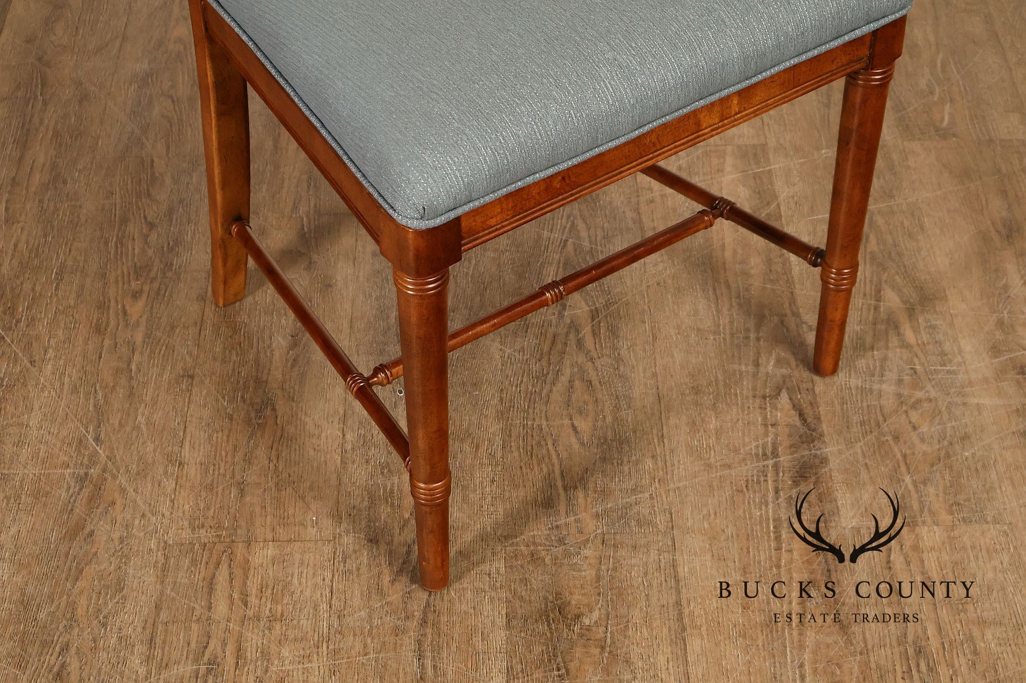 Drexel Heritage Vintage Set of Six Faux Bamboo Dining Chairs
