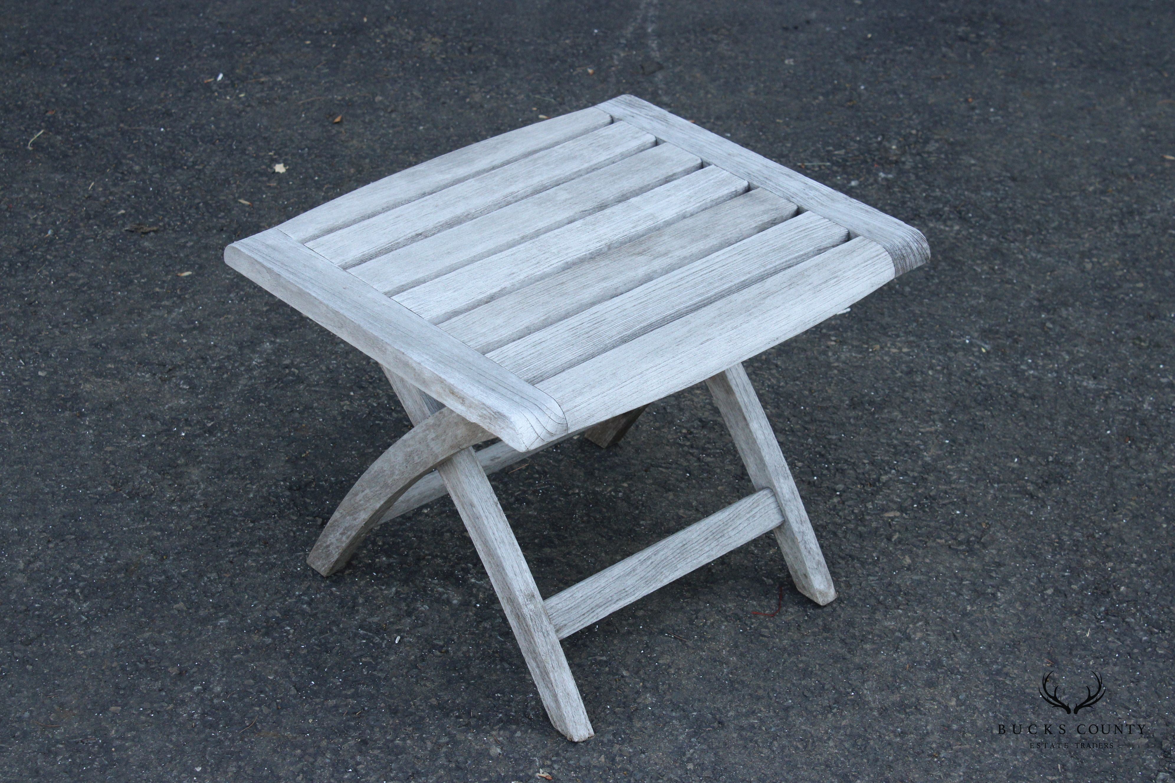 Kingsley-Bate Outdoor Patio 'St. Tropez' Teak Side Table