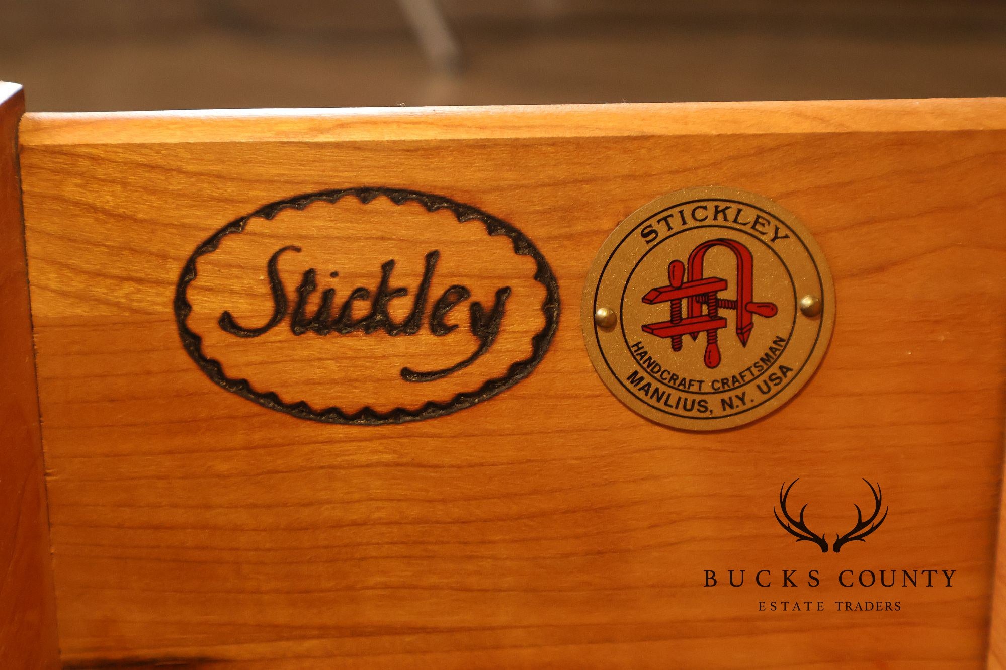 Stick ley Mission Collection Cherry One Door Media Cabinet