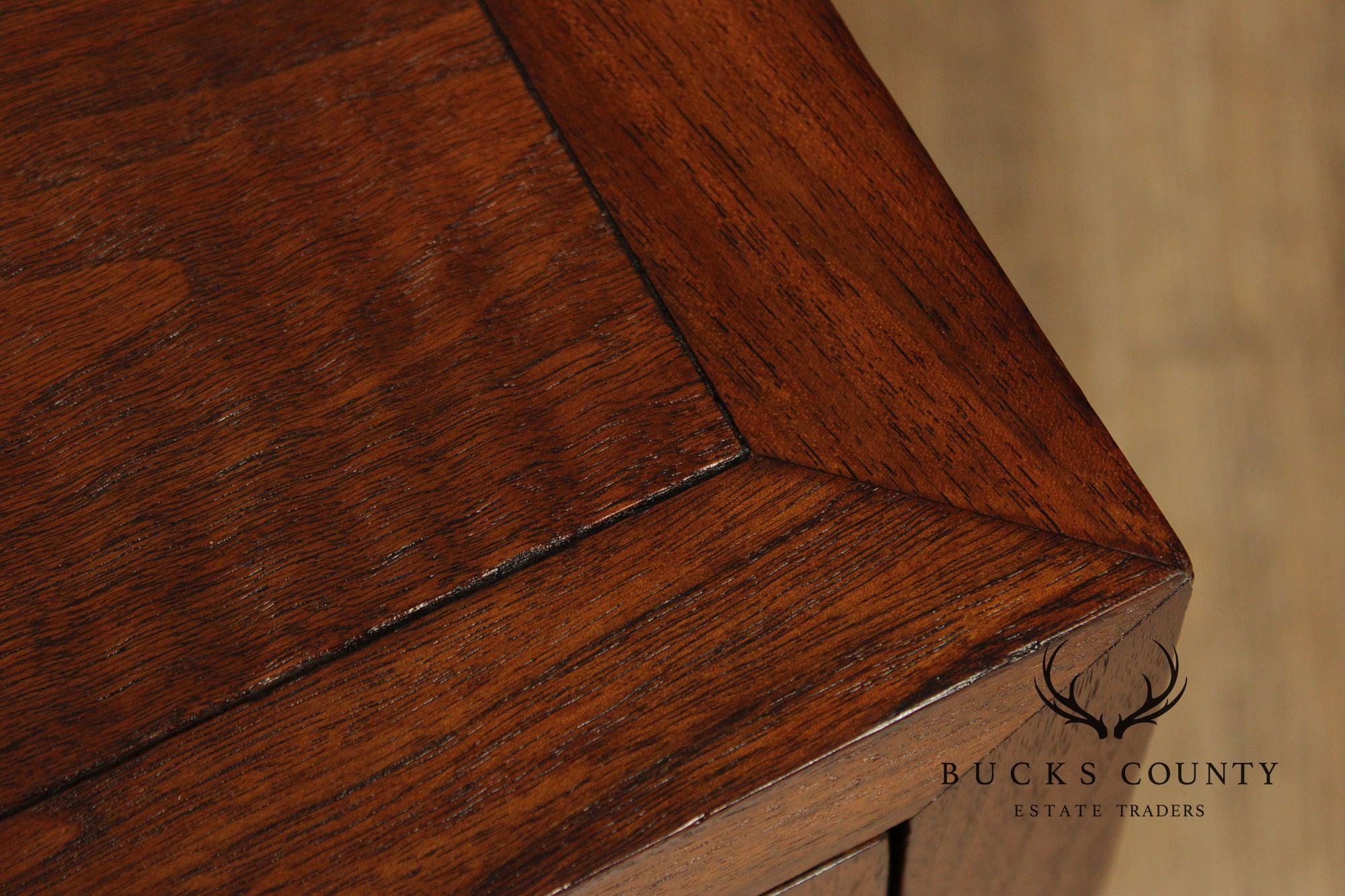 Heritage Mid Century Modern Pair of Walnut Two-Drawer Nightstands