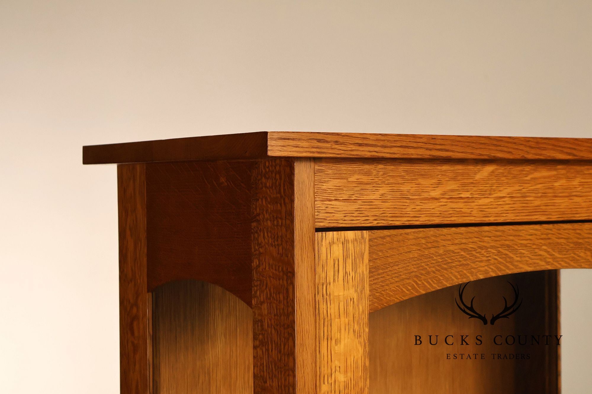 Stickley Mission Collection Oak Display Cabinet