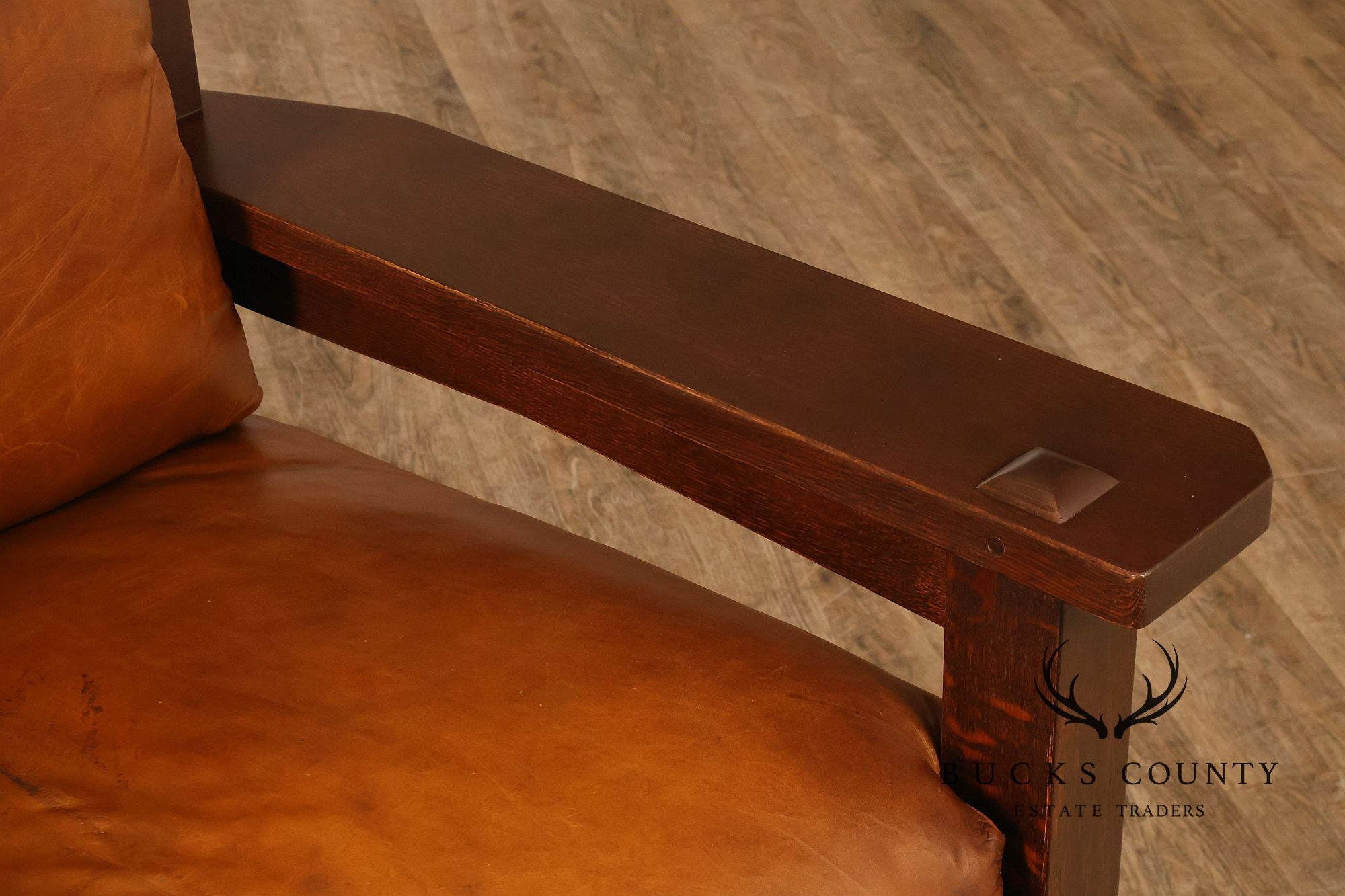 Stickley Mission Collection Oak Eastwood Lounge Chair