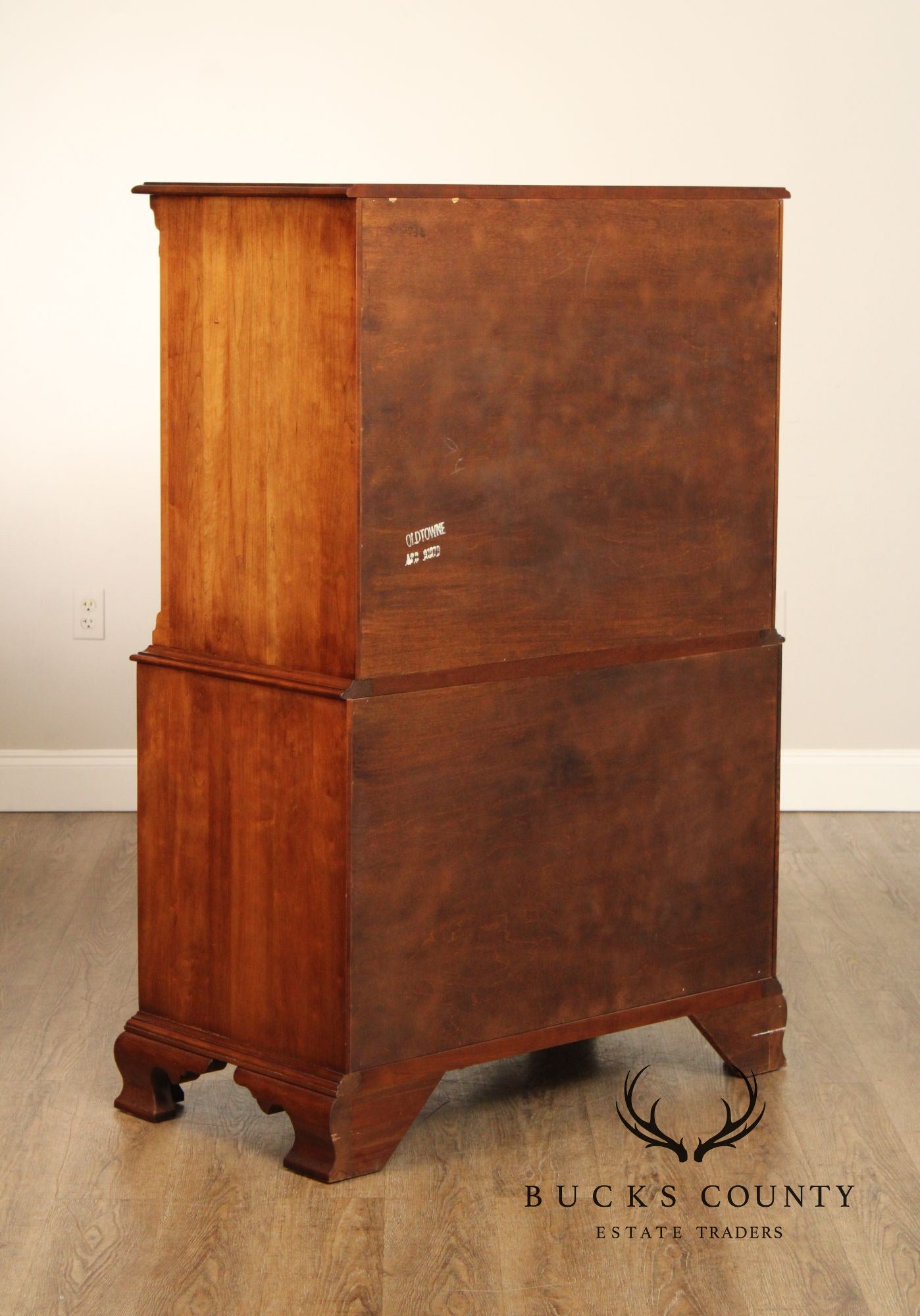 Statton Chippendale Style Solid Cherry Tall Chest