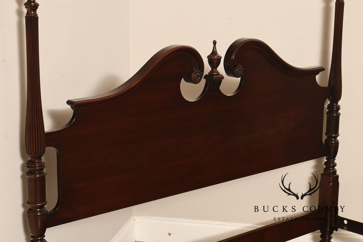Ethan Allen 'Georgian Court' Queen Cherry Poster Bed