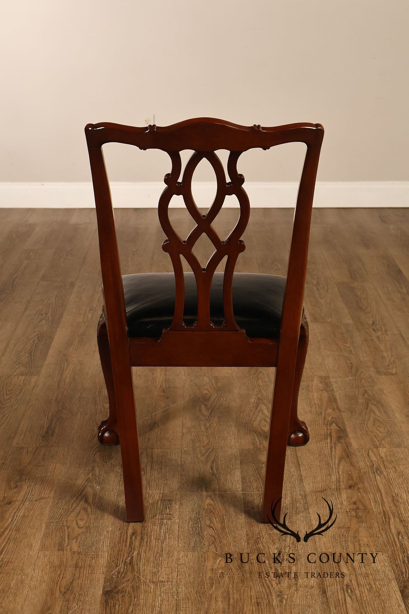 Kindel Chippendale Style Set of Six Mahogany Dining Chairs