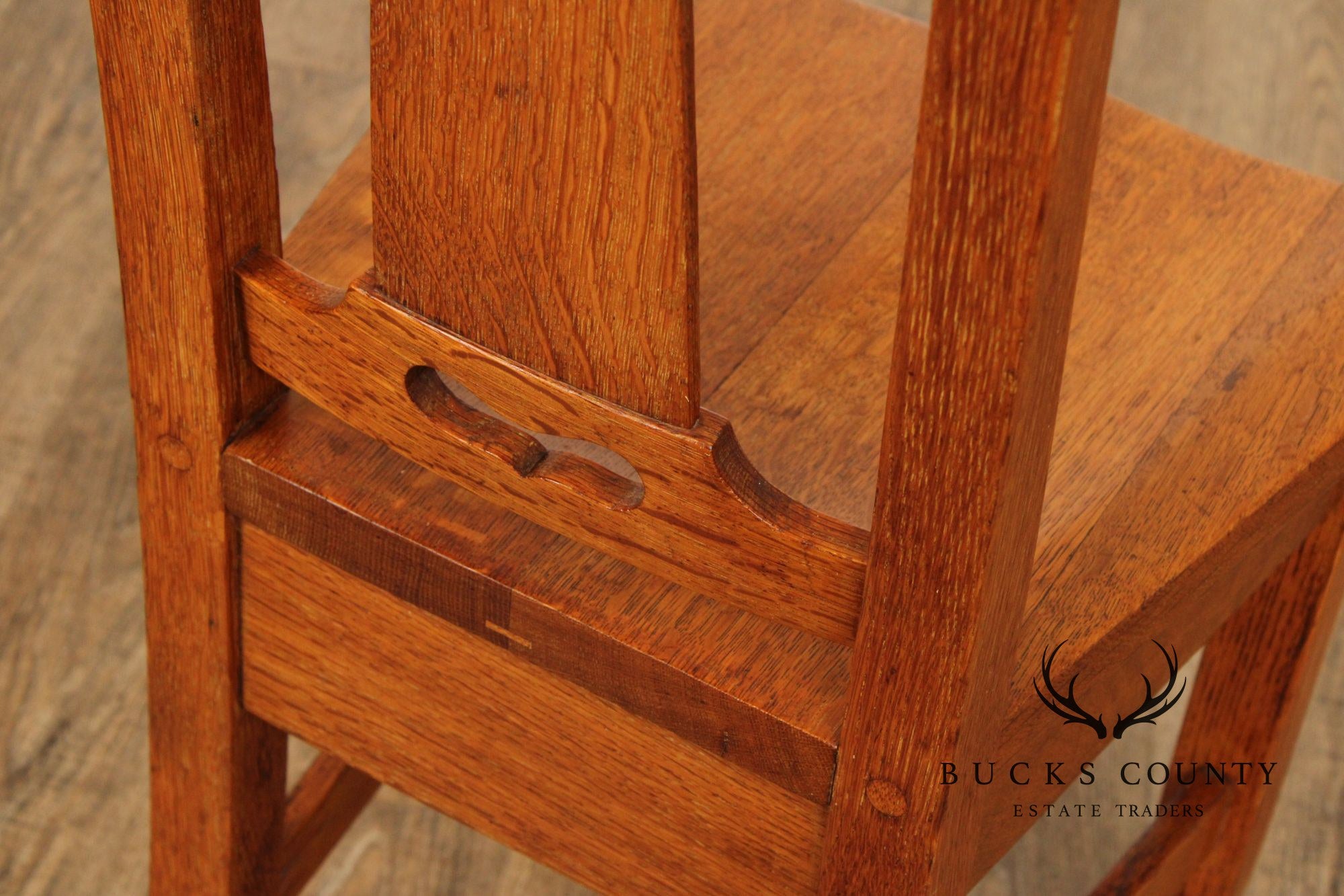 Stickley Brothers Antique Mission Oak Side Chair