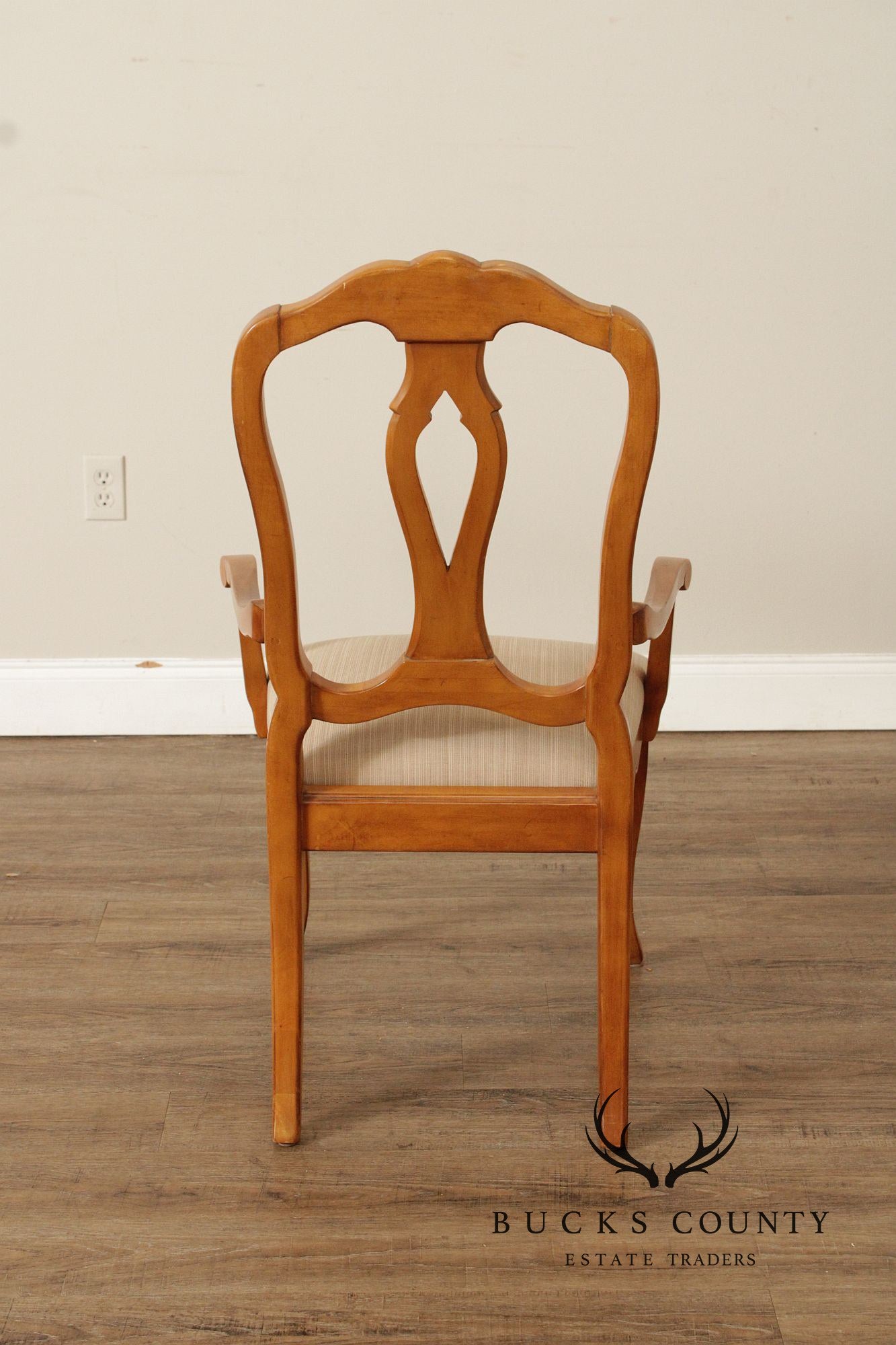 Ethan Allen 'Country French' Set of Six Maple Dining Chairs