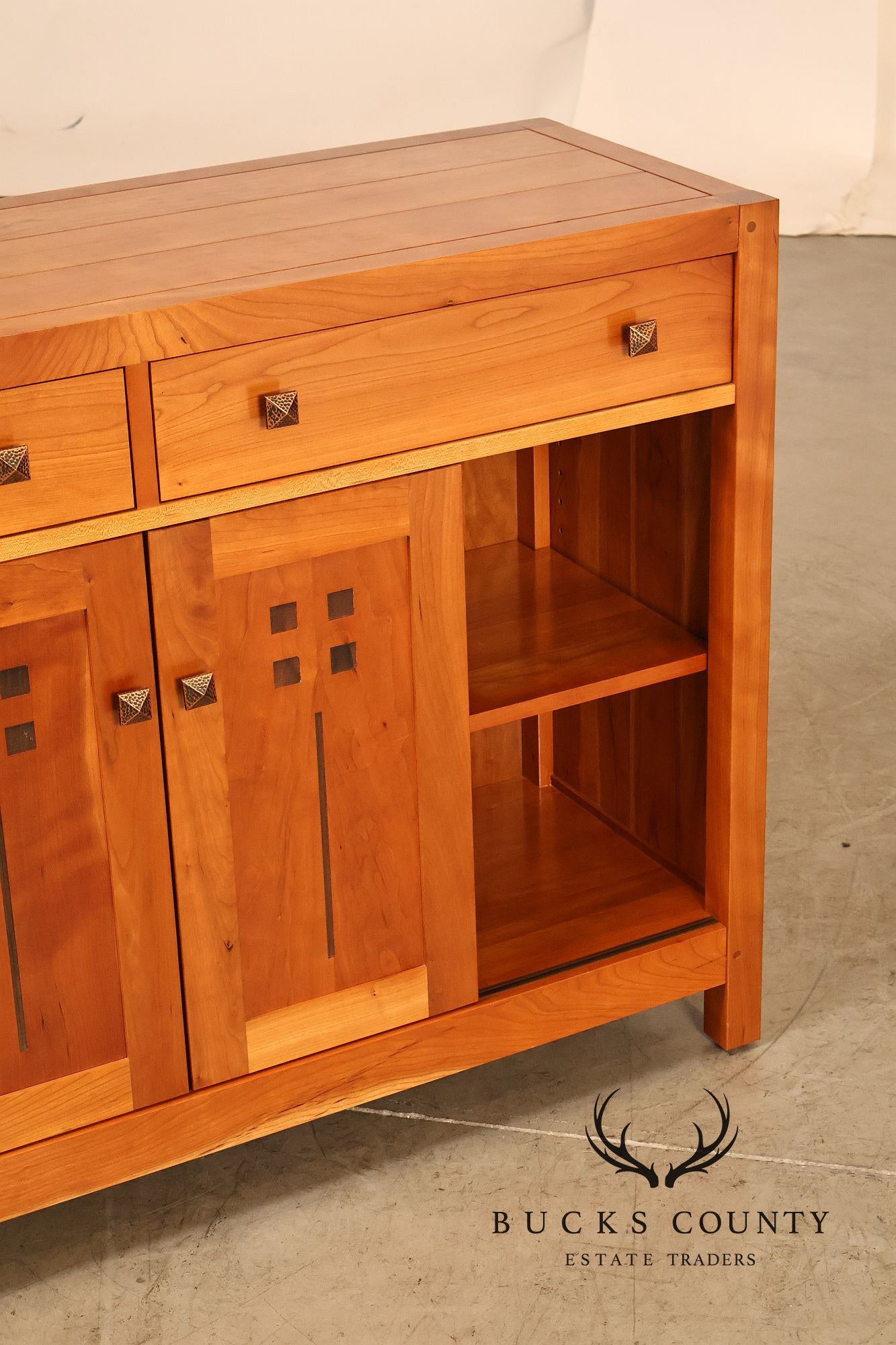 Stickley Highlands Mission Cherry Entertainment Console