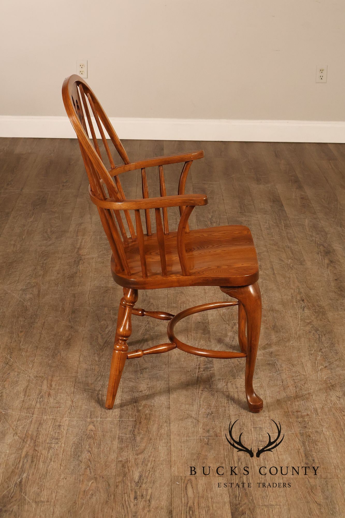 Nichols & Stone Set Of Four Windsor Dining Chairs