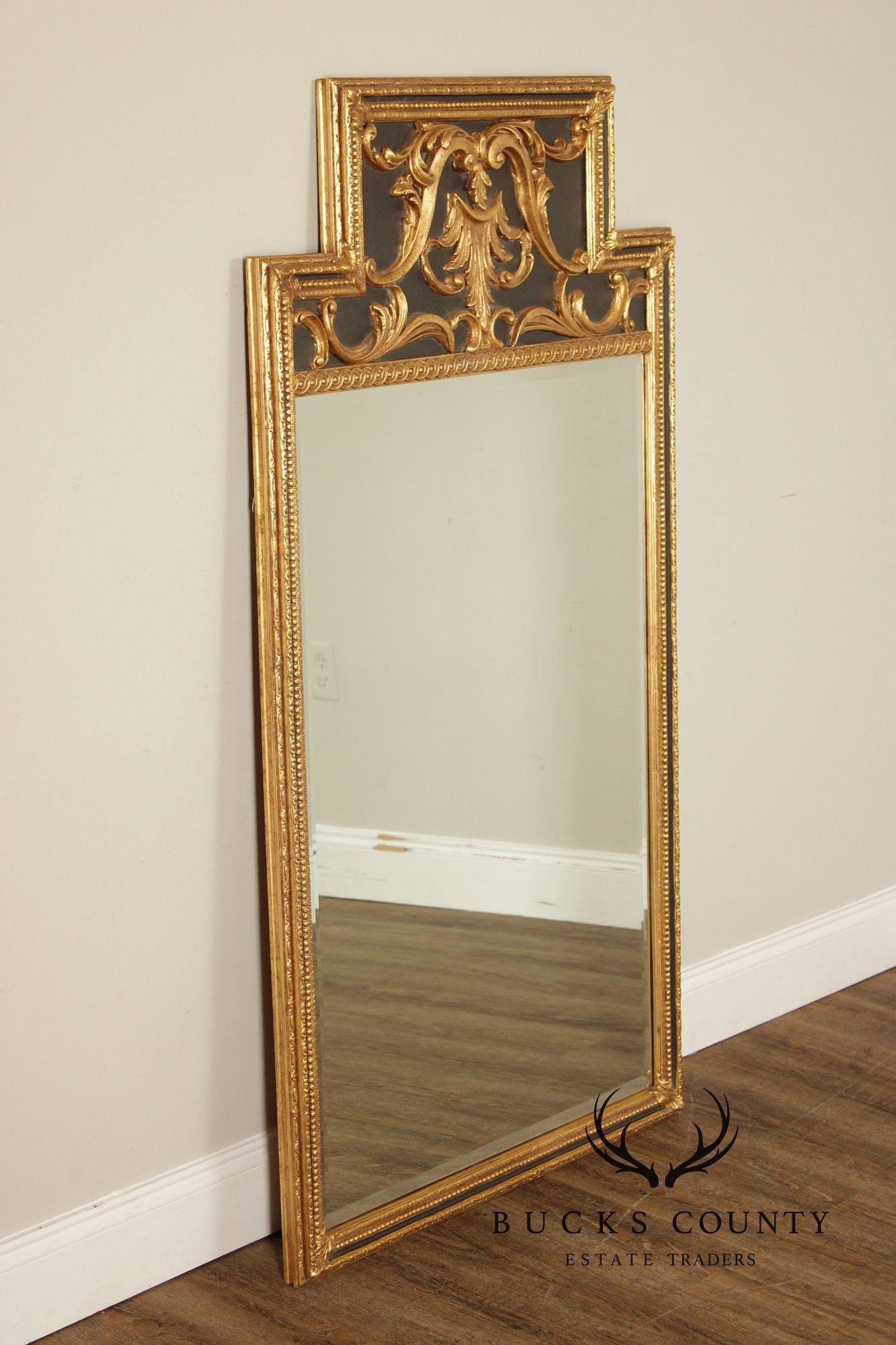 Friedman Brothers 'Malabar' Partial Gilt Frame Wall Mirror
