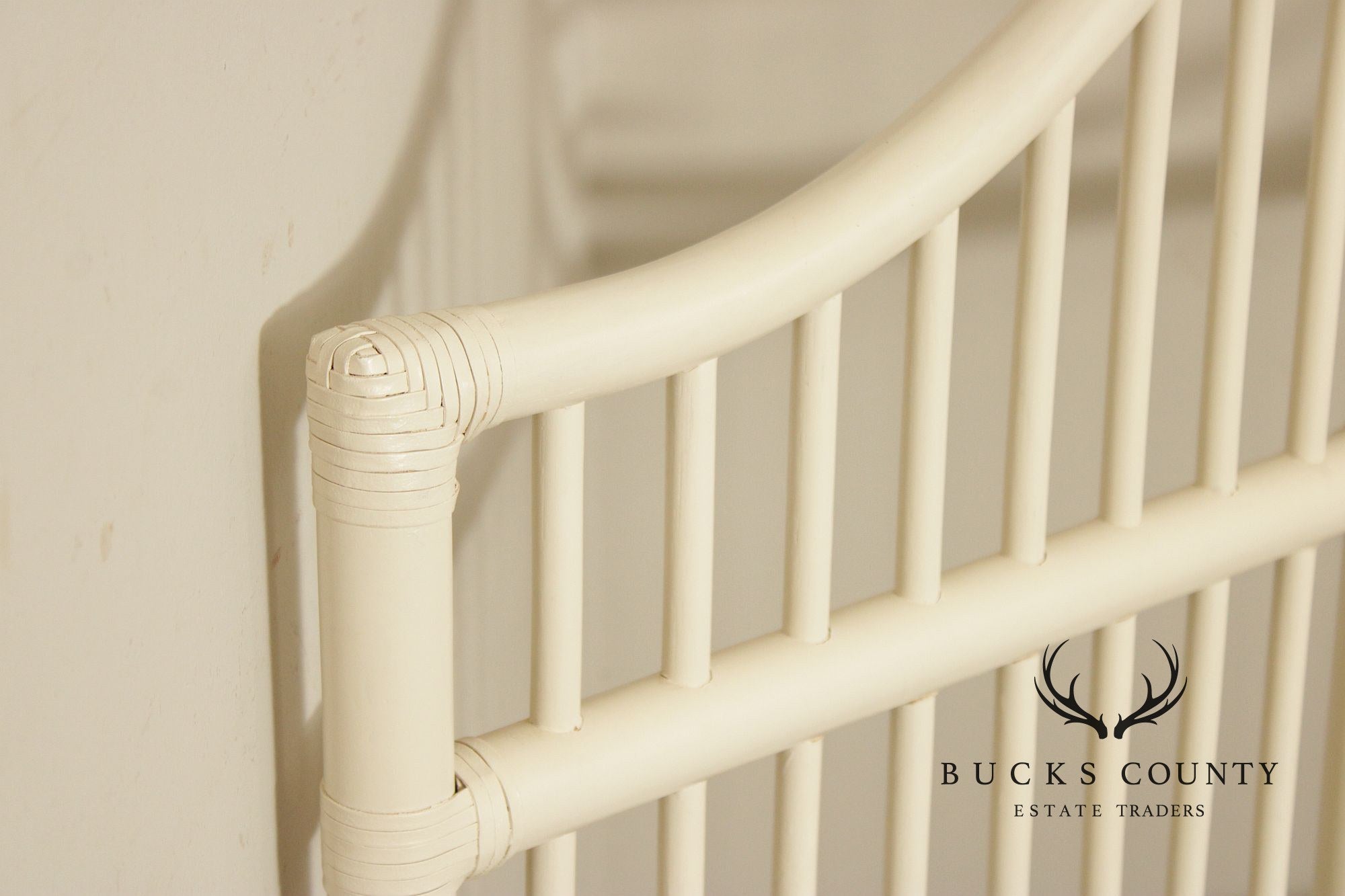 Serena & Lily King Size Cassia Rattan Bed Frame