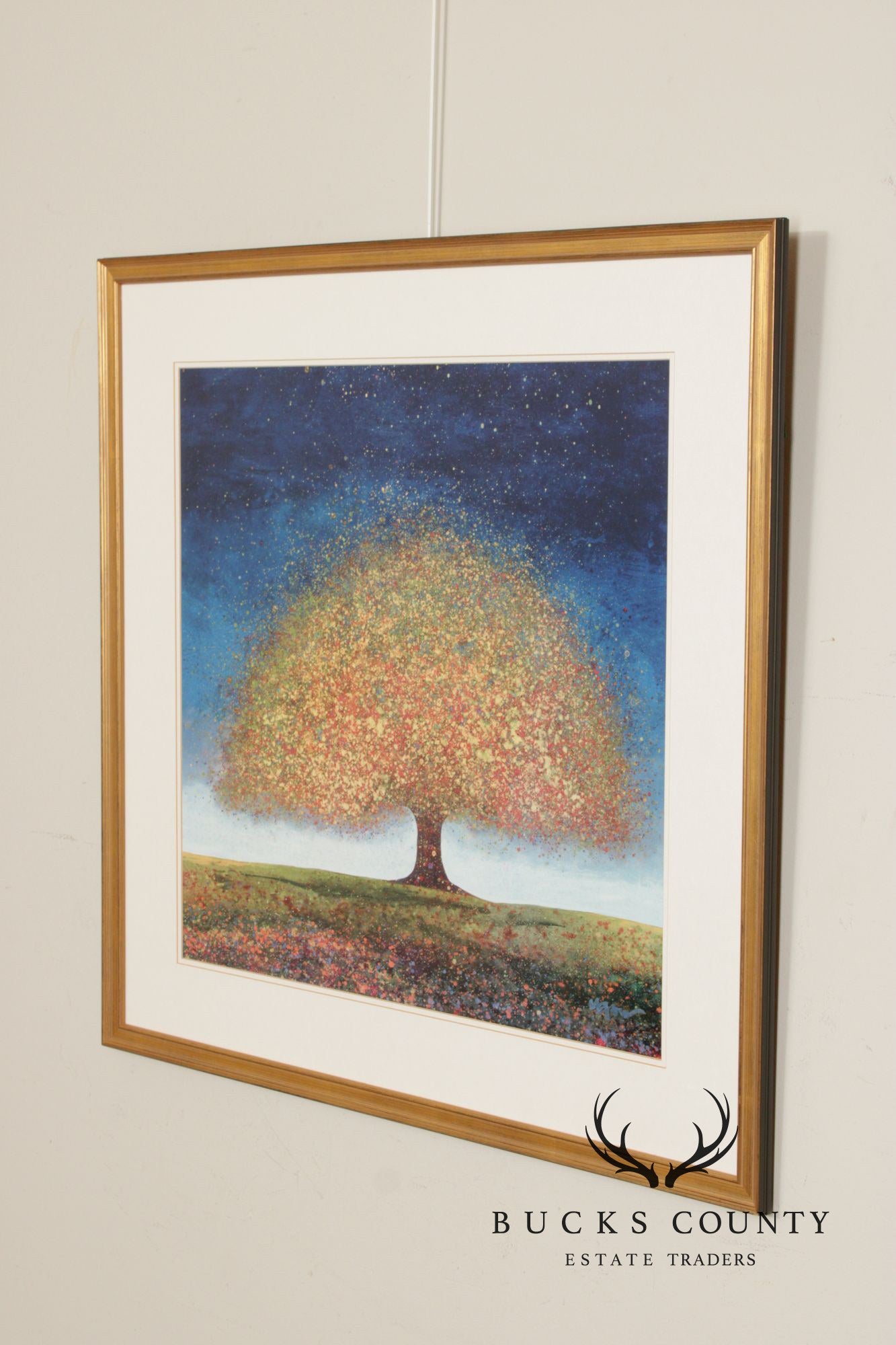 Melissa Graves-Brown Framed Print, 'Blue Dreaming Tree'