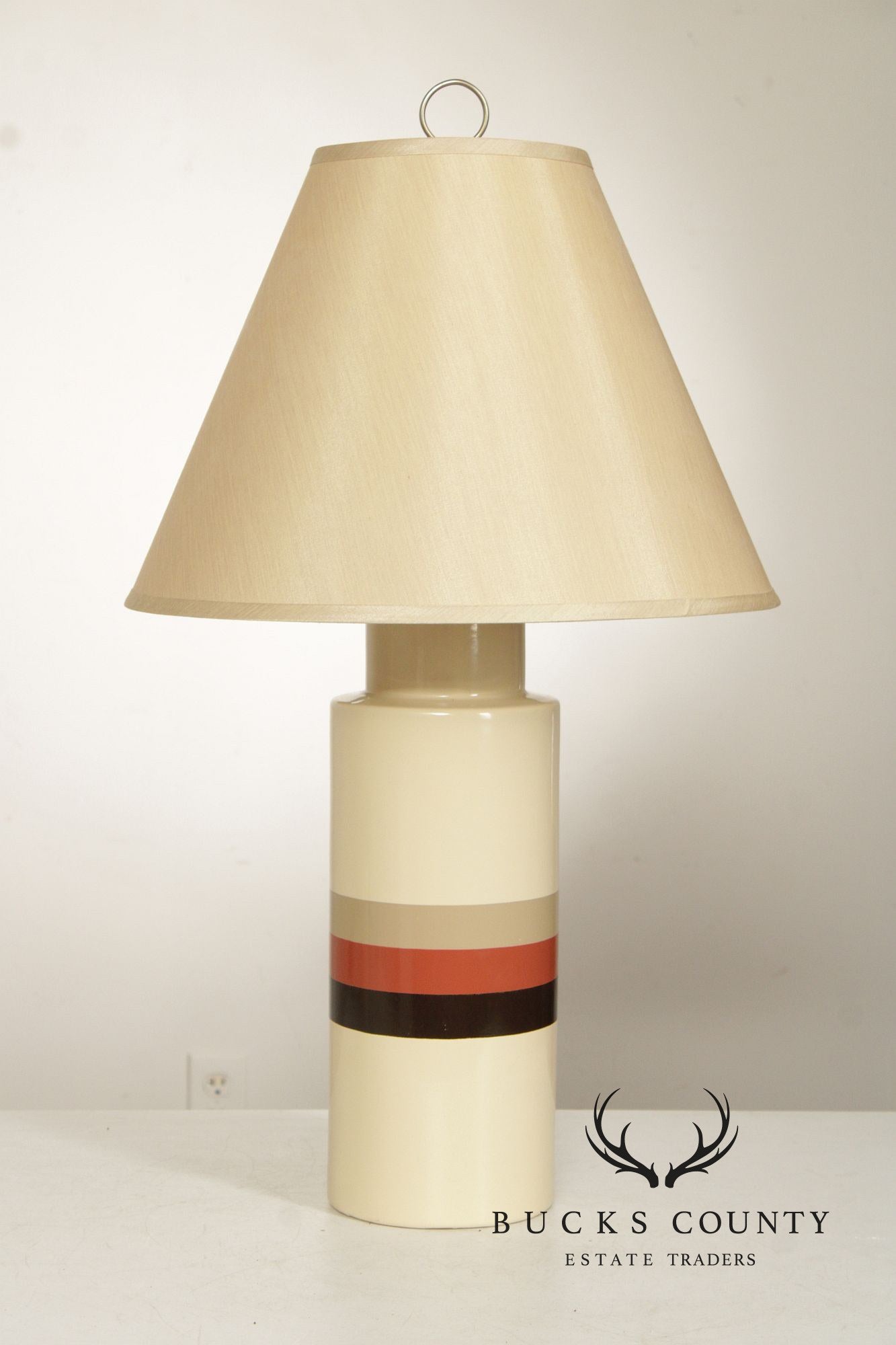 Philmar Sandel Post Modern Pair of Ceramic Table Lamps