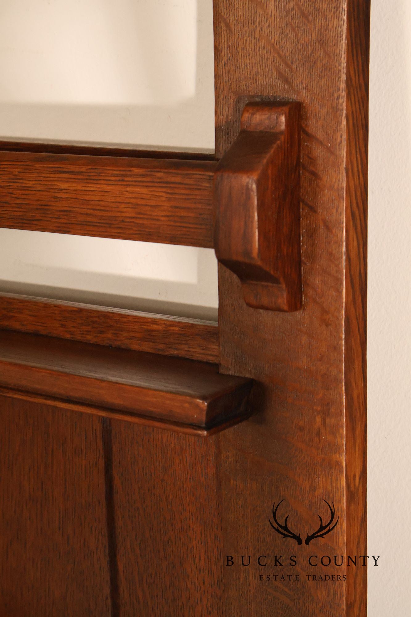 Antique Gustav Stickley Mission Oak Plate Rack #903