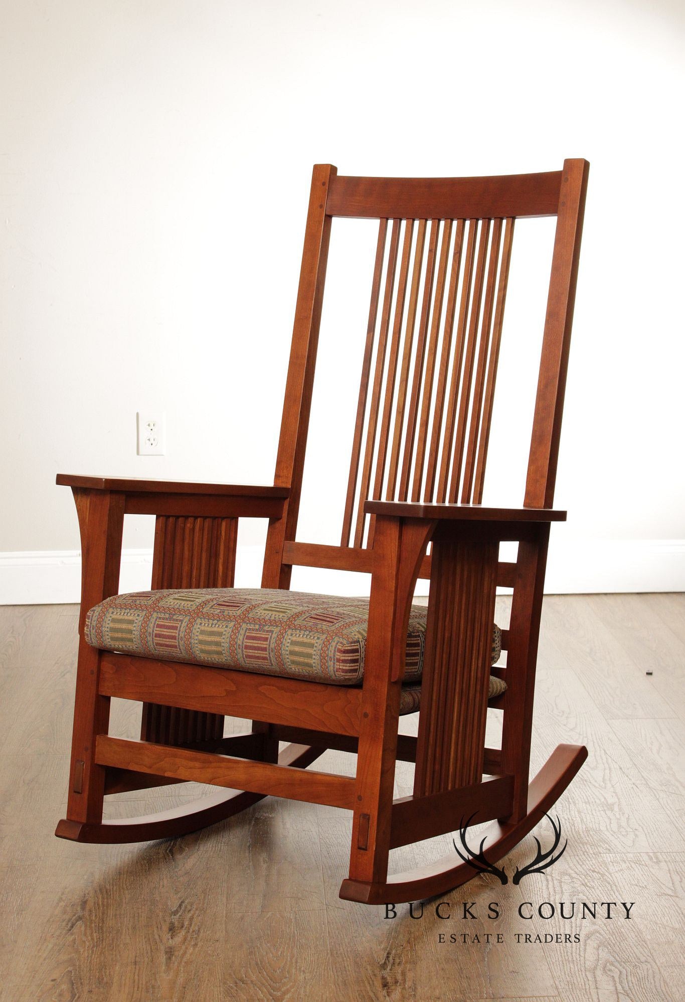 Stickley Mission Collection Cherry Spindle Rocker