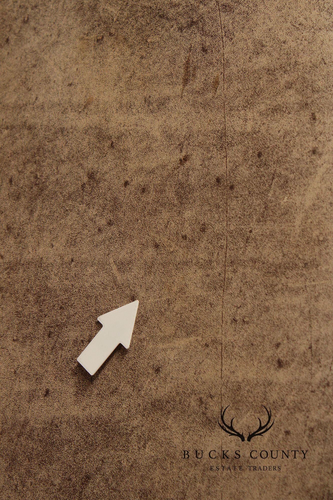 Stickley Mission Collection Oak and Leather Footstool