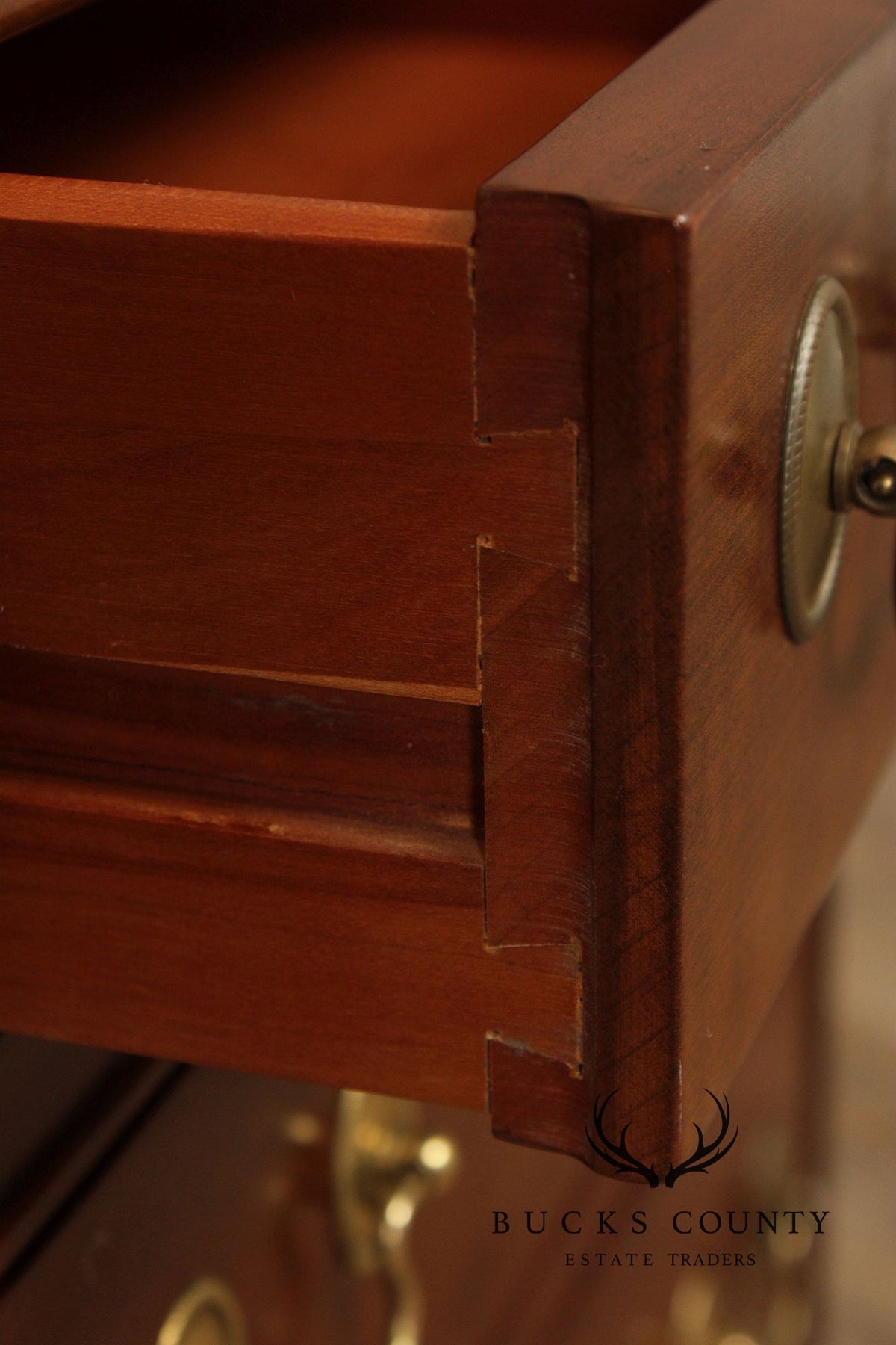 Stickley Chippendale Style Cherry Bachelor's Chest Nightstand