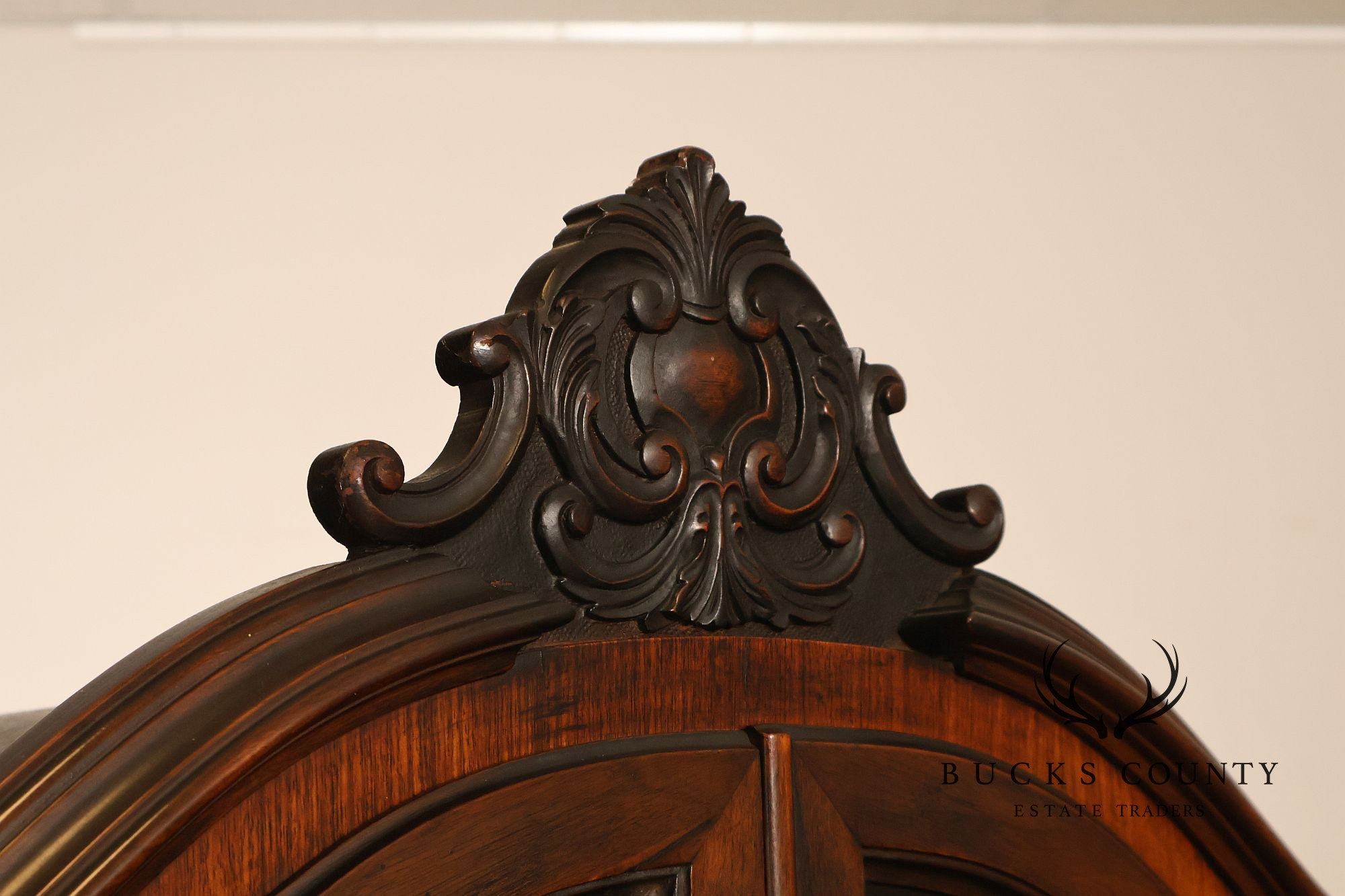 Rockford Republic Furniture Company 1920's Walnut China Display Cabinet