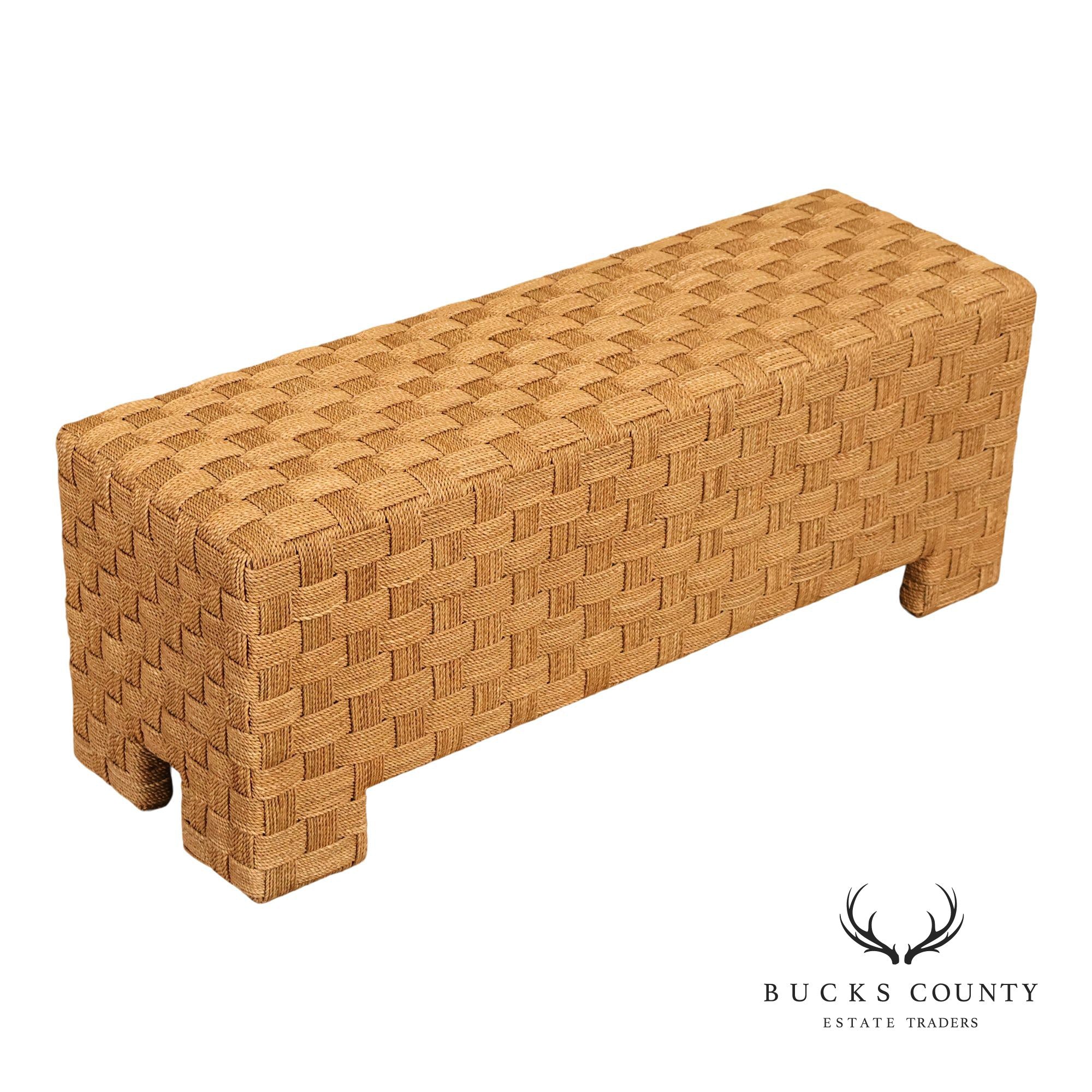 Lane Furniture Woven Rope Bench