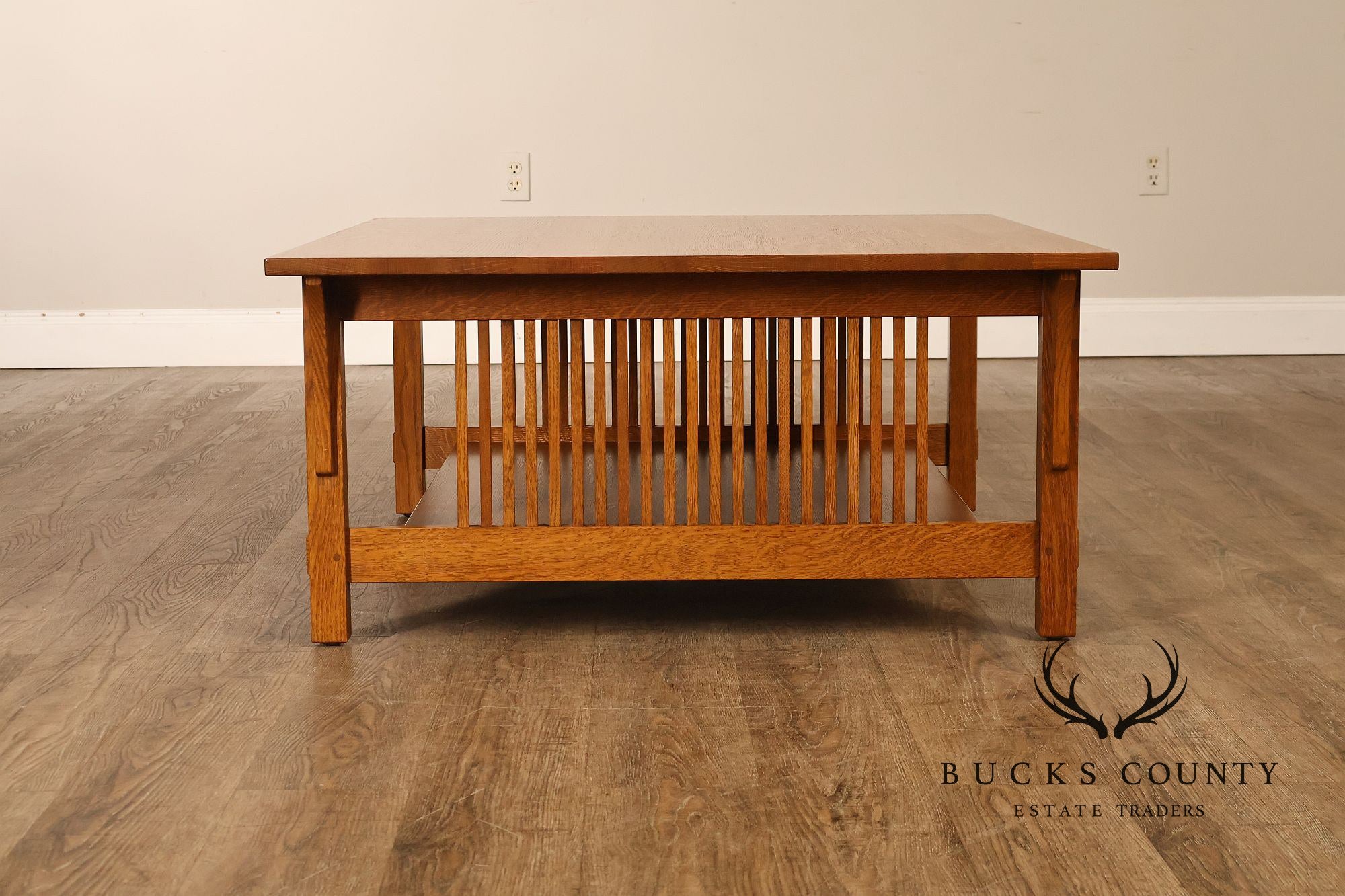 Stickley Mission Collection Oak Cocktail Table