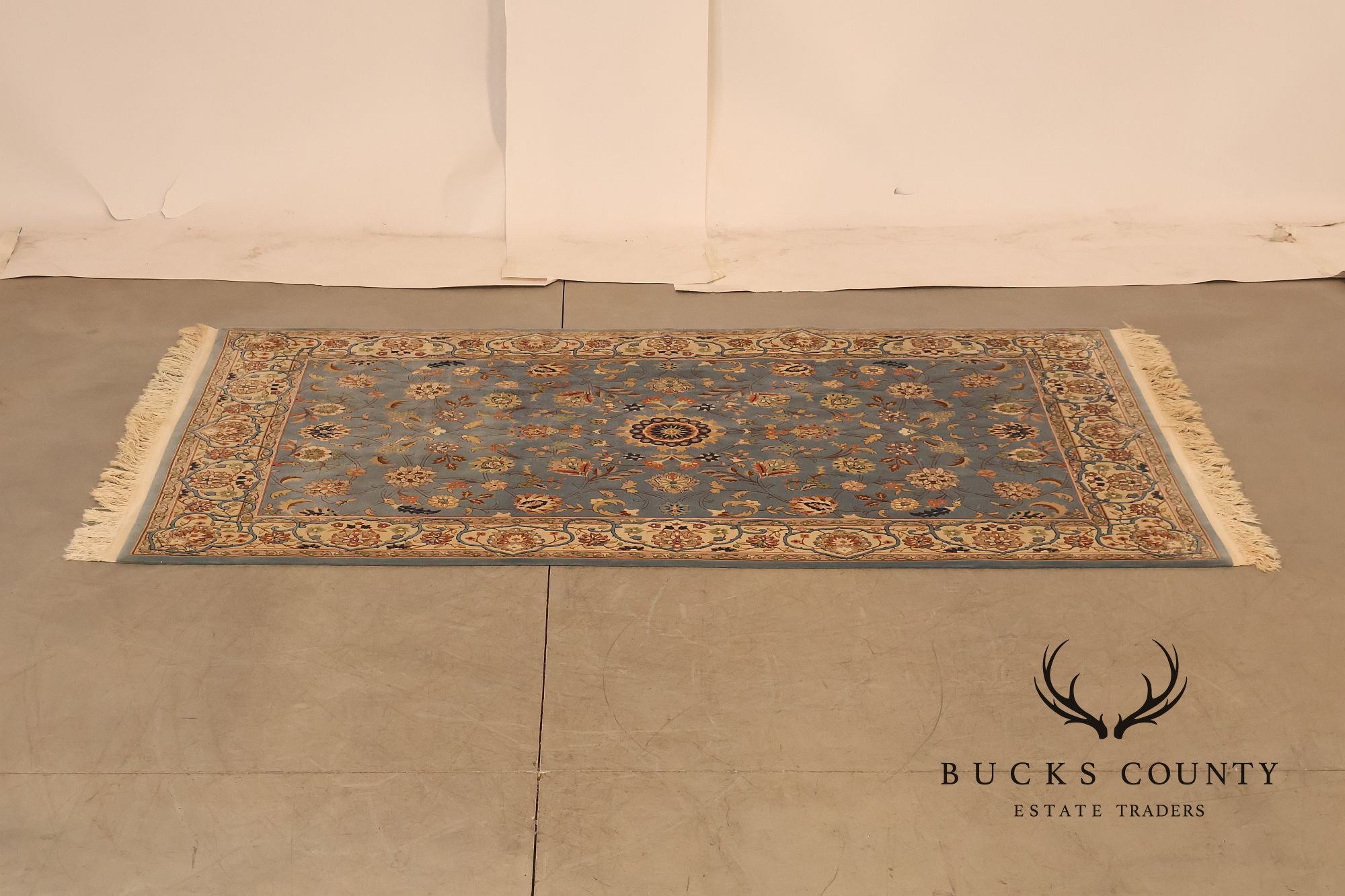Persian Style Hand Knotted Wool Area Rug