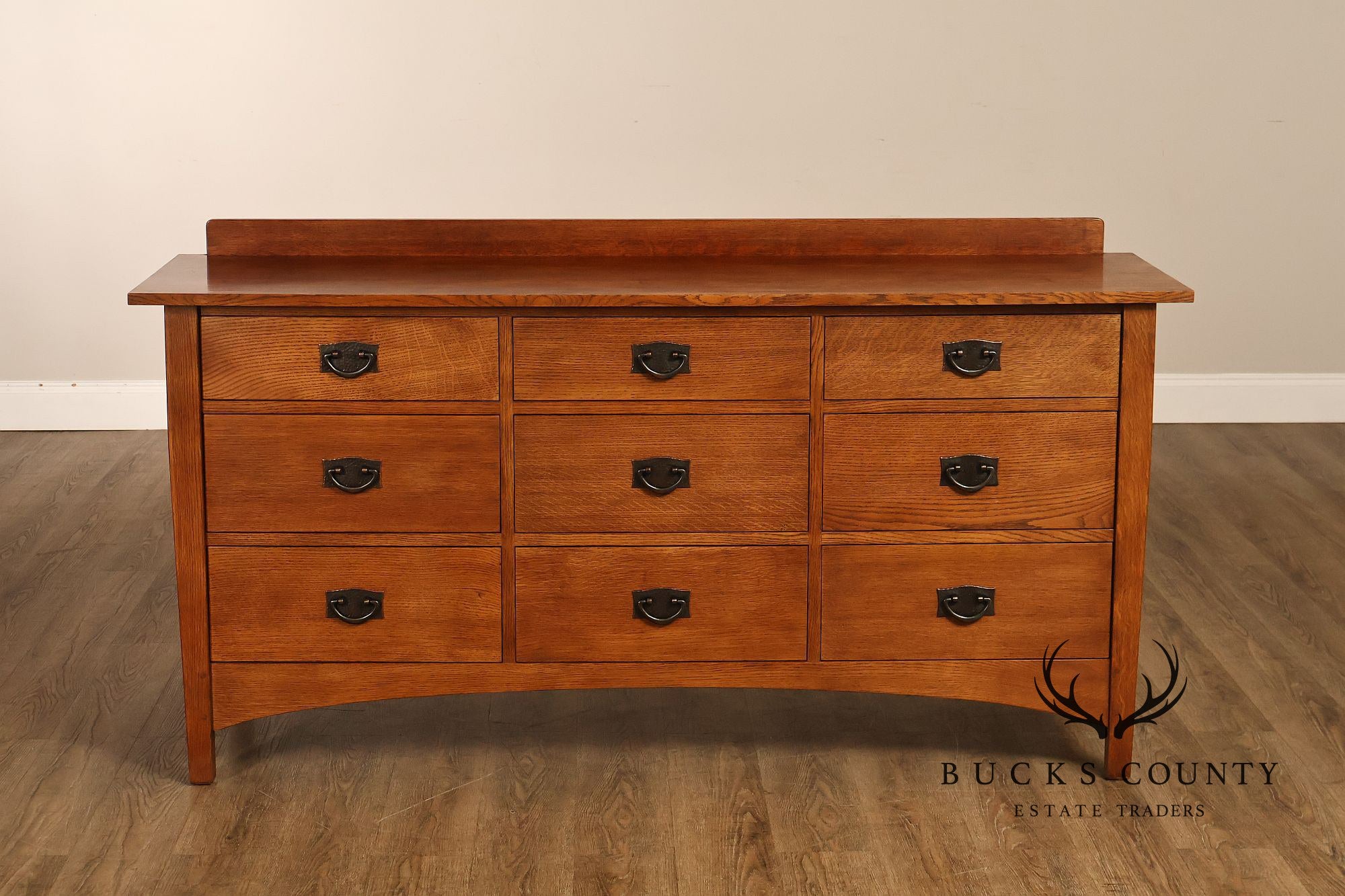Stickley Harvey Ellis Collection Nine Drawer Oak Dresser
