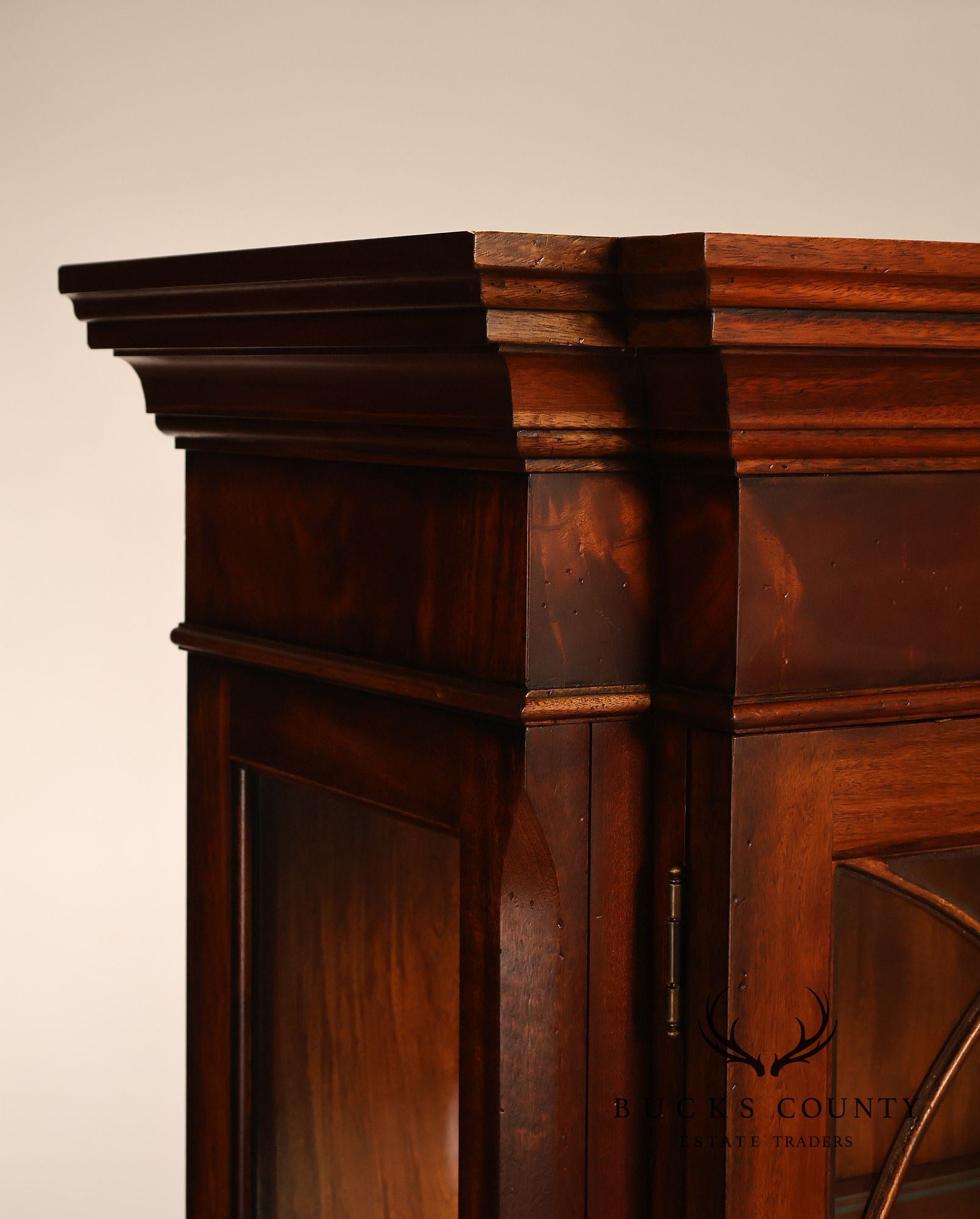 Ethan Allen Newport Collection Mahogany China Cabinet