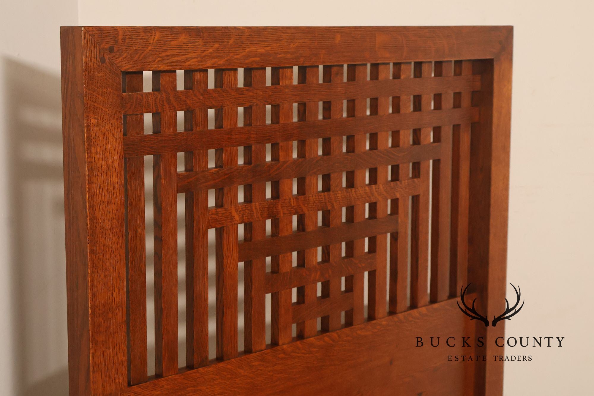 Stickley Antiquities Collection Mission Oak Twin Bed