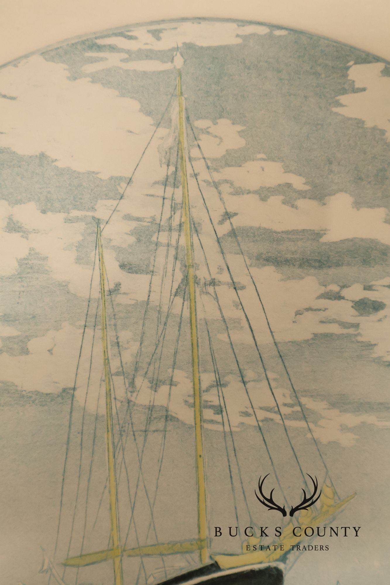 D. Whitehead Numbered Print, 'Six Knots Two Bells From Port'