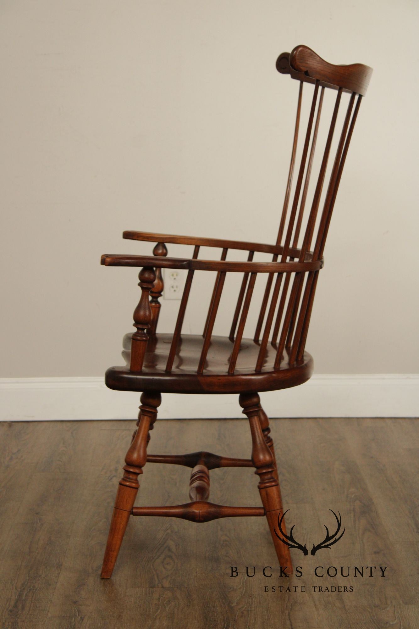 Vintage Quality Bench Made Windsor Armchair