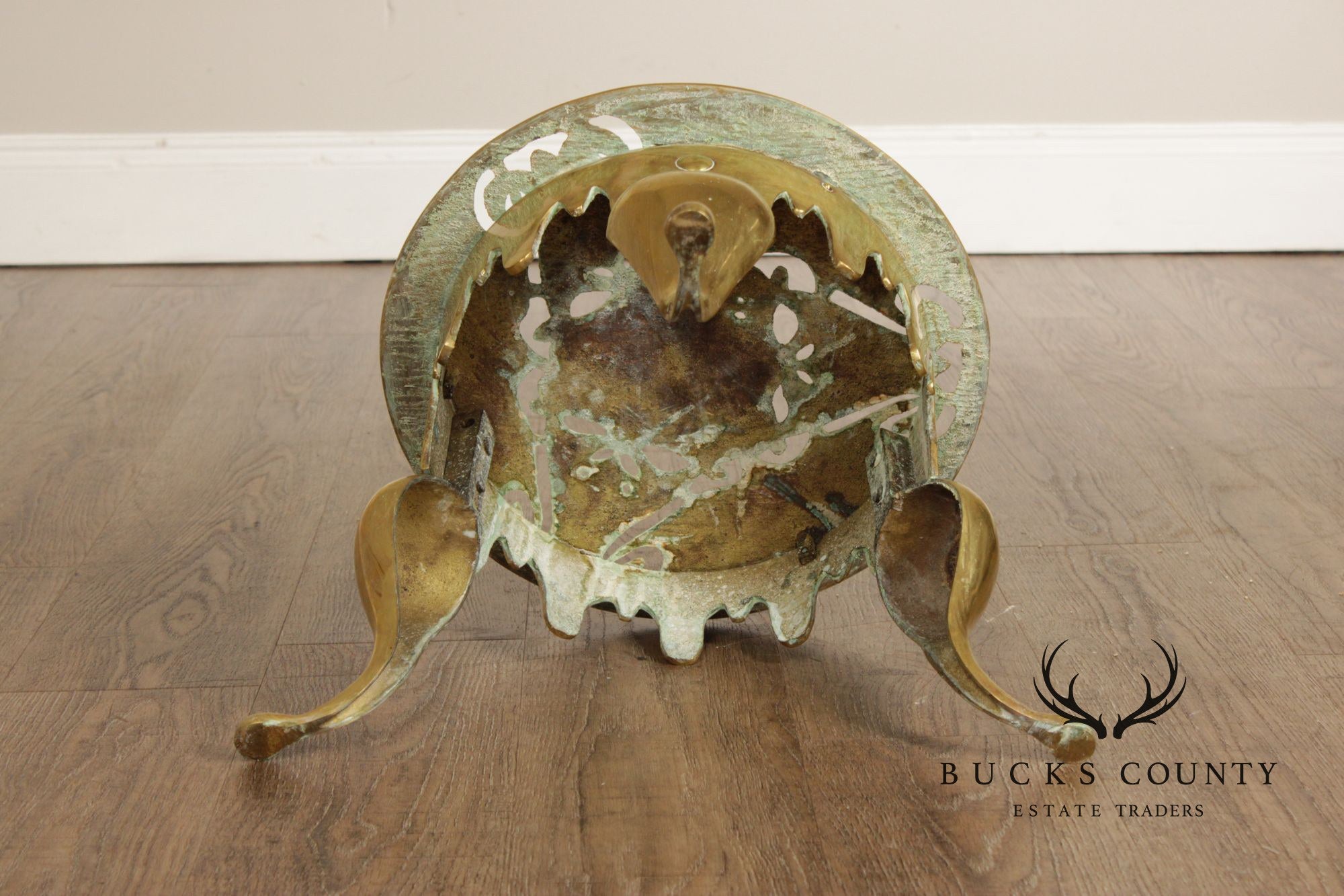 Vintage Brass Kettle Stand